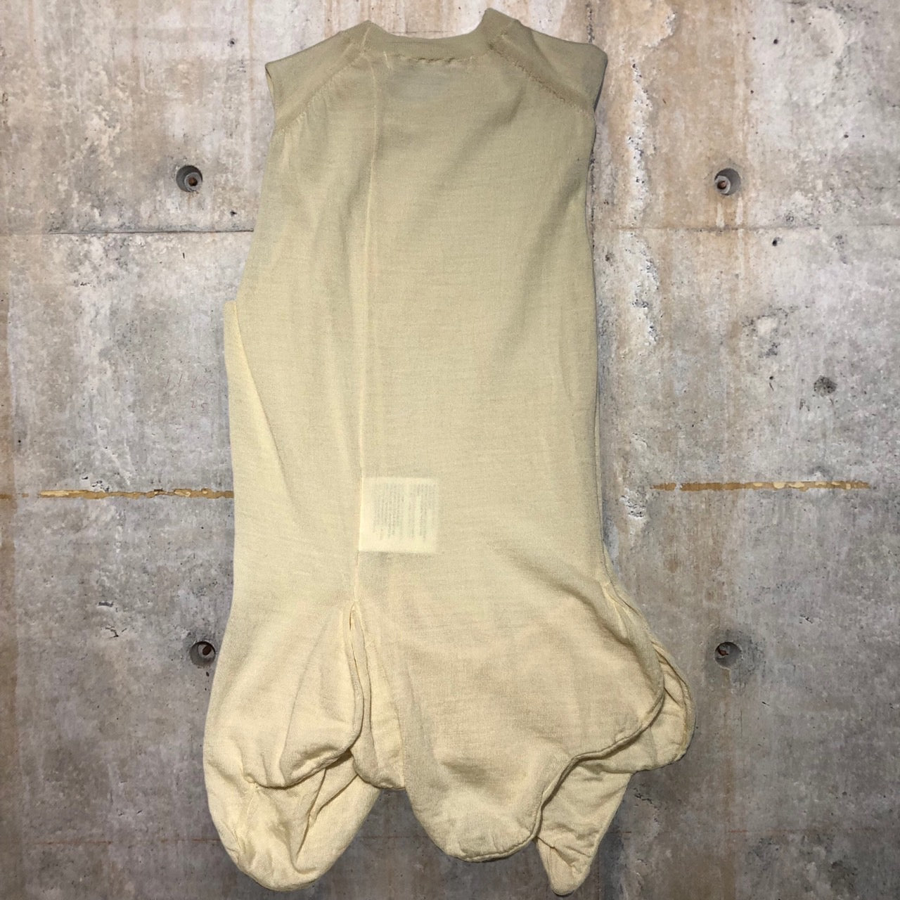 COMME des GARCONS(コムデギャルソン) 04SSノースリーブフラワーモチーフニット GM-N003 表記なし(FREE) アイボリー AD2004