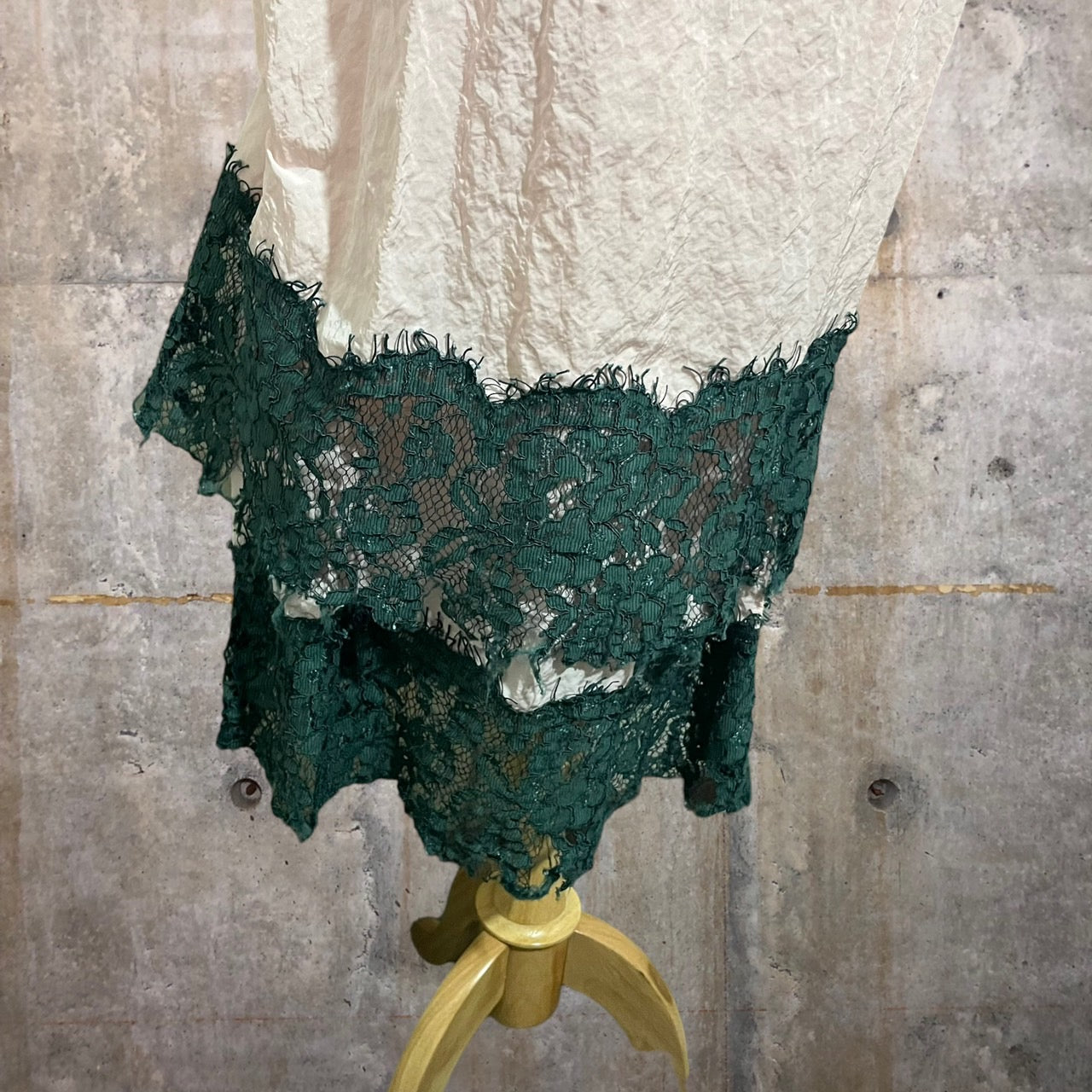 MM6(エムエムシックス) レースシワ加工キャミソールレイヤードセットアップ S32CT0875/S32MA0254 36(Sサイズ程度) ピンク