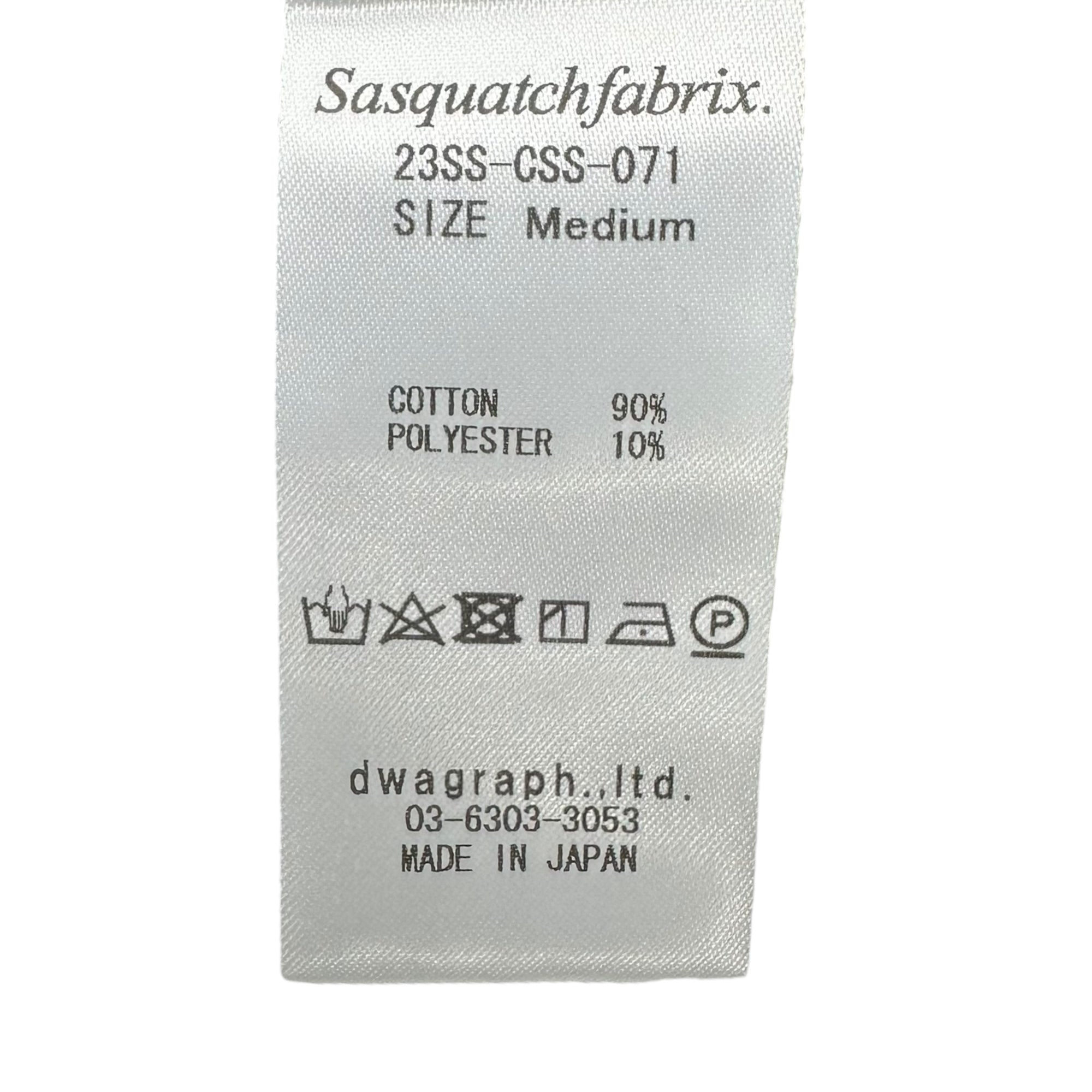 NEEDLES×SASQUATCH fabrix(ニードルズ×サスクワッチファブリックス) 23SS Jah Lion Race ジャ ライオン レース カットソー 23SS-CSS-071 M グリーン 長袖 メッシュ シアー コラボ