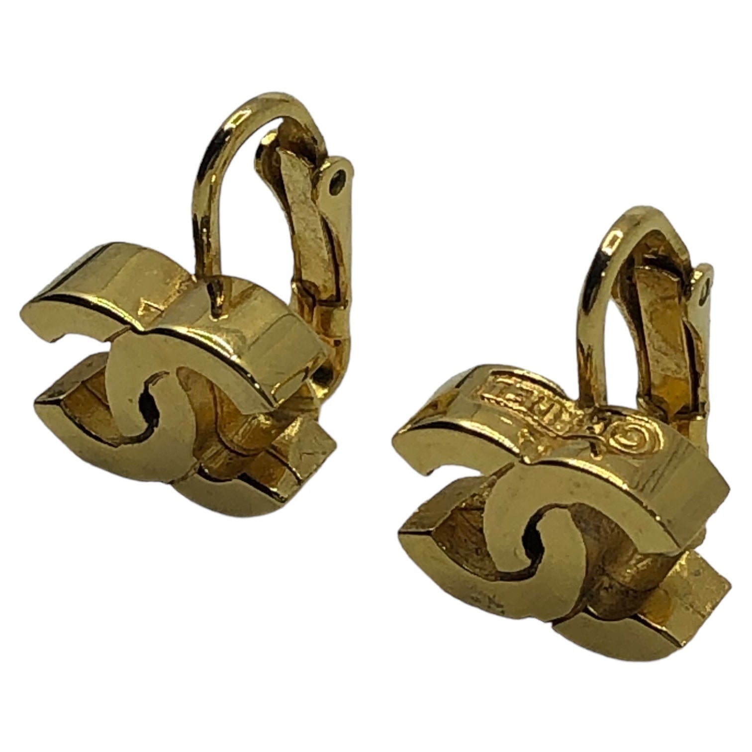 CHANEL(シャネル) 70's coco mark gold earrings ココマーク ゴールド イヤリング ゴールド 刻印233