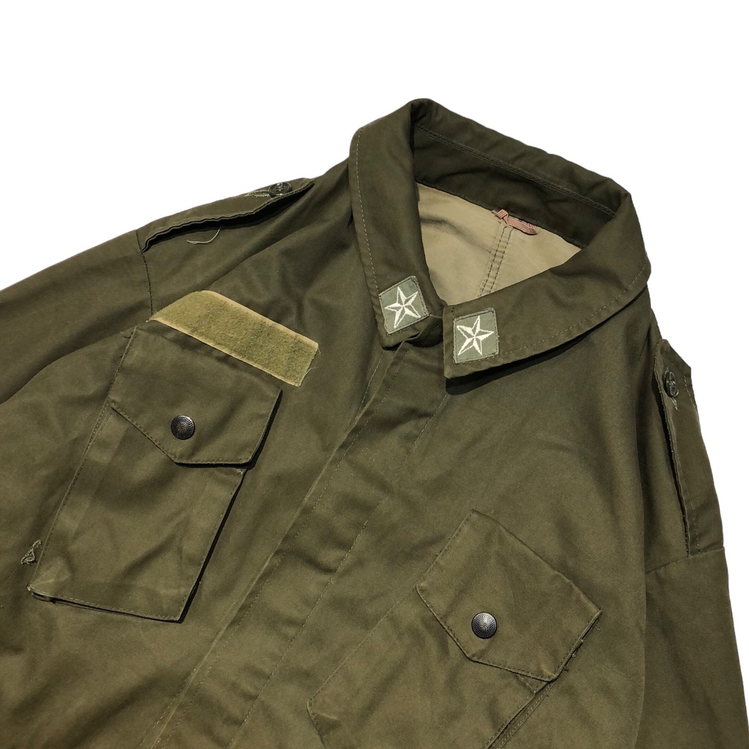 VINTAGE(ヴィンテージ) 70~80's italian military combat jacket ヴィンテージ イタリア軍 コンバットジャケット SIZE 50(L) セージグリーン