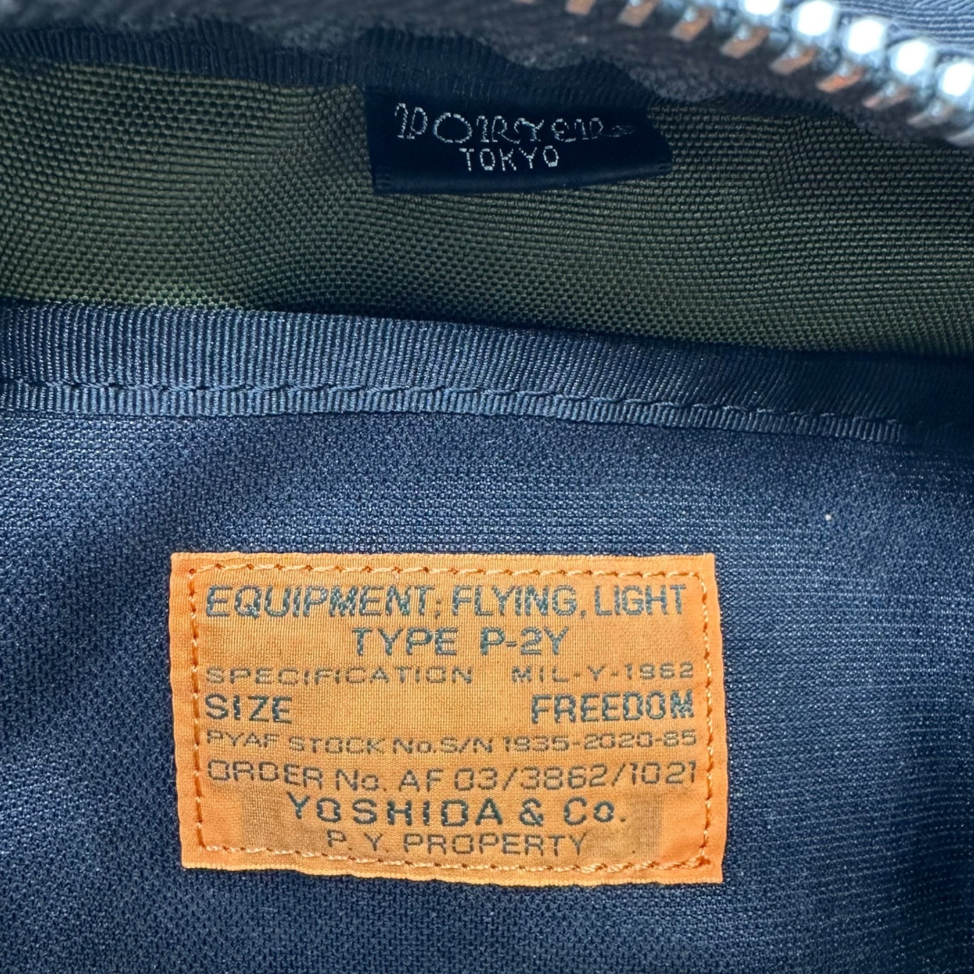 PORTER(ポーター) FLYING ACE P-2Y FANNY PACK フライング エース ファニーパック ウエスト バッグ 863-16810 ブラック 現行品 参考定価45,100円(税込)