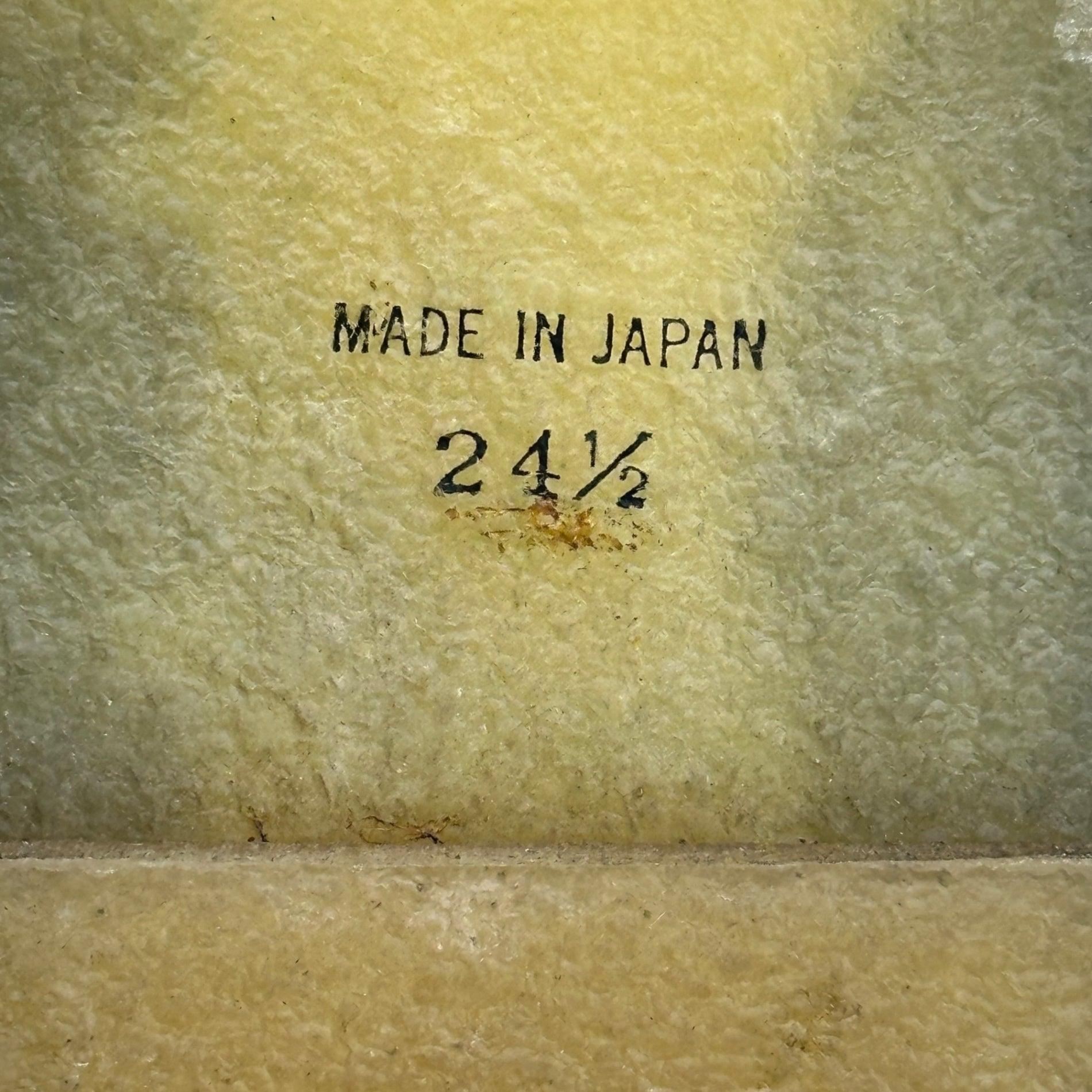 SAYA(サヤ) Velcro Leather Square Toe Shoes ベルクロ レザー スクエアトゥ シューズ 5427 24.5cm ブラック 革靴 ローファー