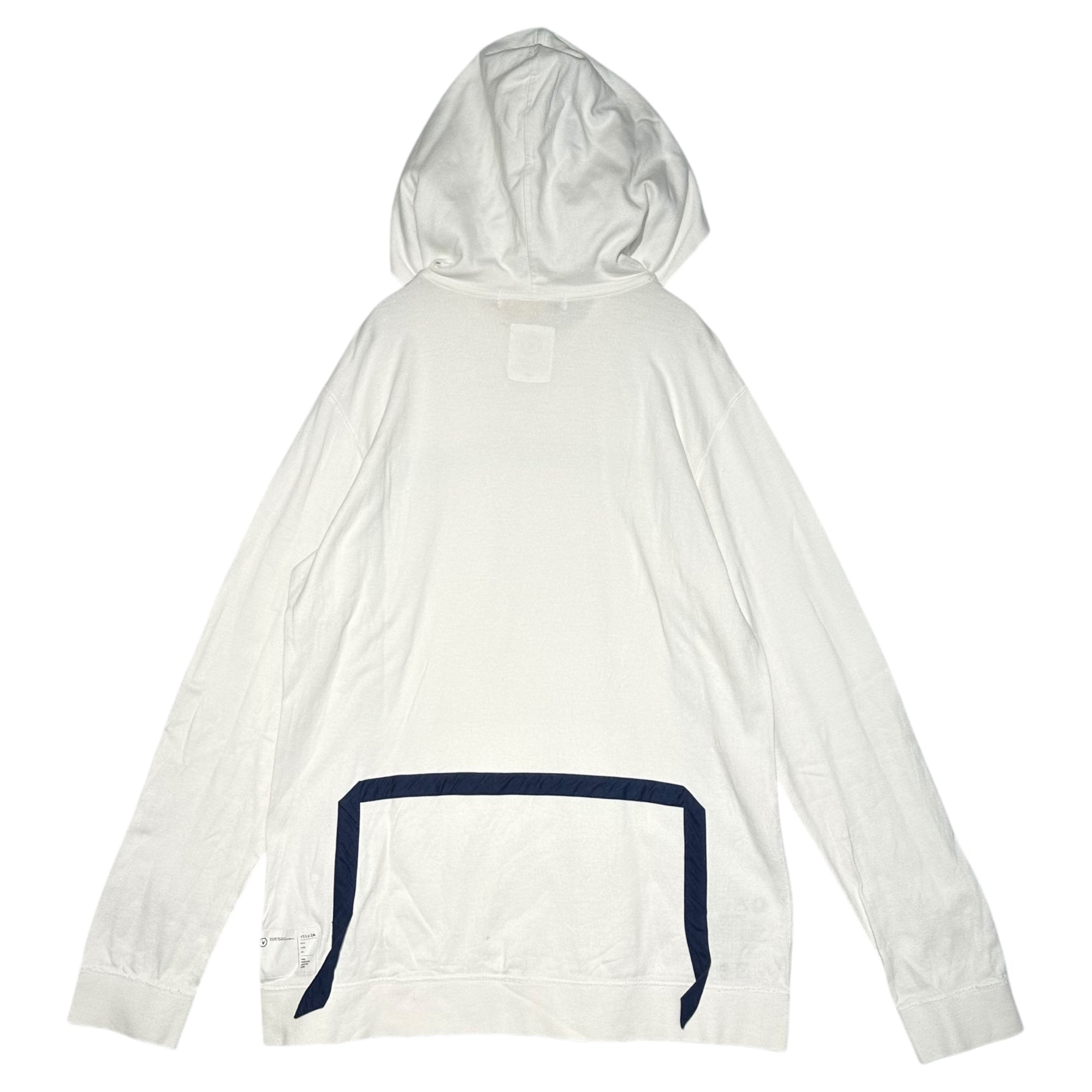 VISVIM(ビズビム/ヴィズヴィム) Archive Cotton Tape Pullover Parka アーカイブ コットン テープ プルオーバーパーカー M ホワイト×ネイビー