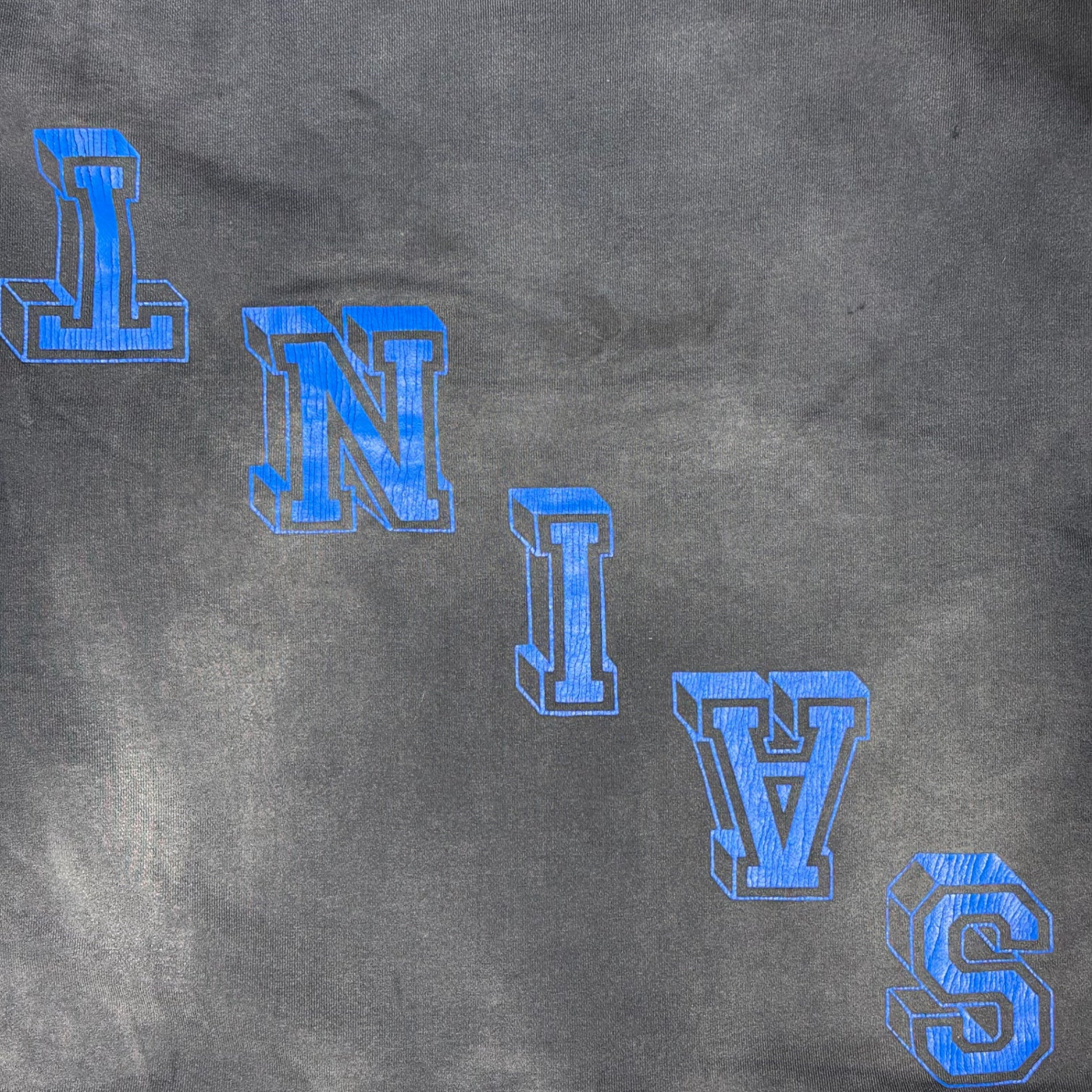 SAINT MICHAEL(セントマイケル) 25AW ANGEL HOODIE / BLACK エンジェル フーディ SM-HR1-0000-052 XL ブラック ダメージ加工 プルオーバー パーカー