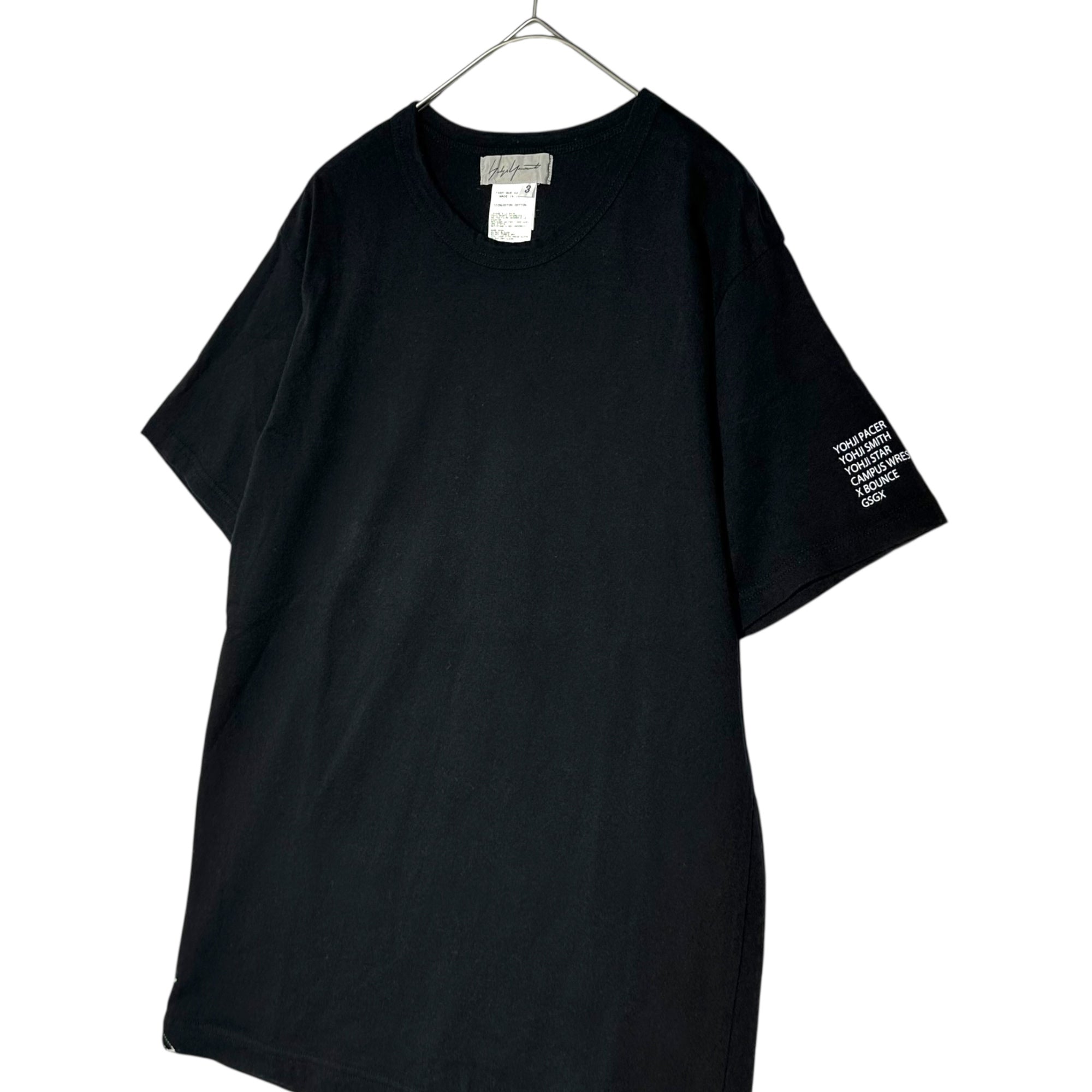 YOHJI YAMAMOTO(ヨウジヤマモト) Adidas Collaboration 10th Anniversary T-shirt アディダス コラボ 10周年 Tシャツ HP-T90-099 3(L程度) ブラック