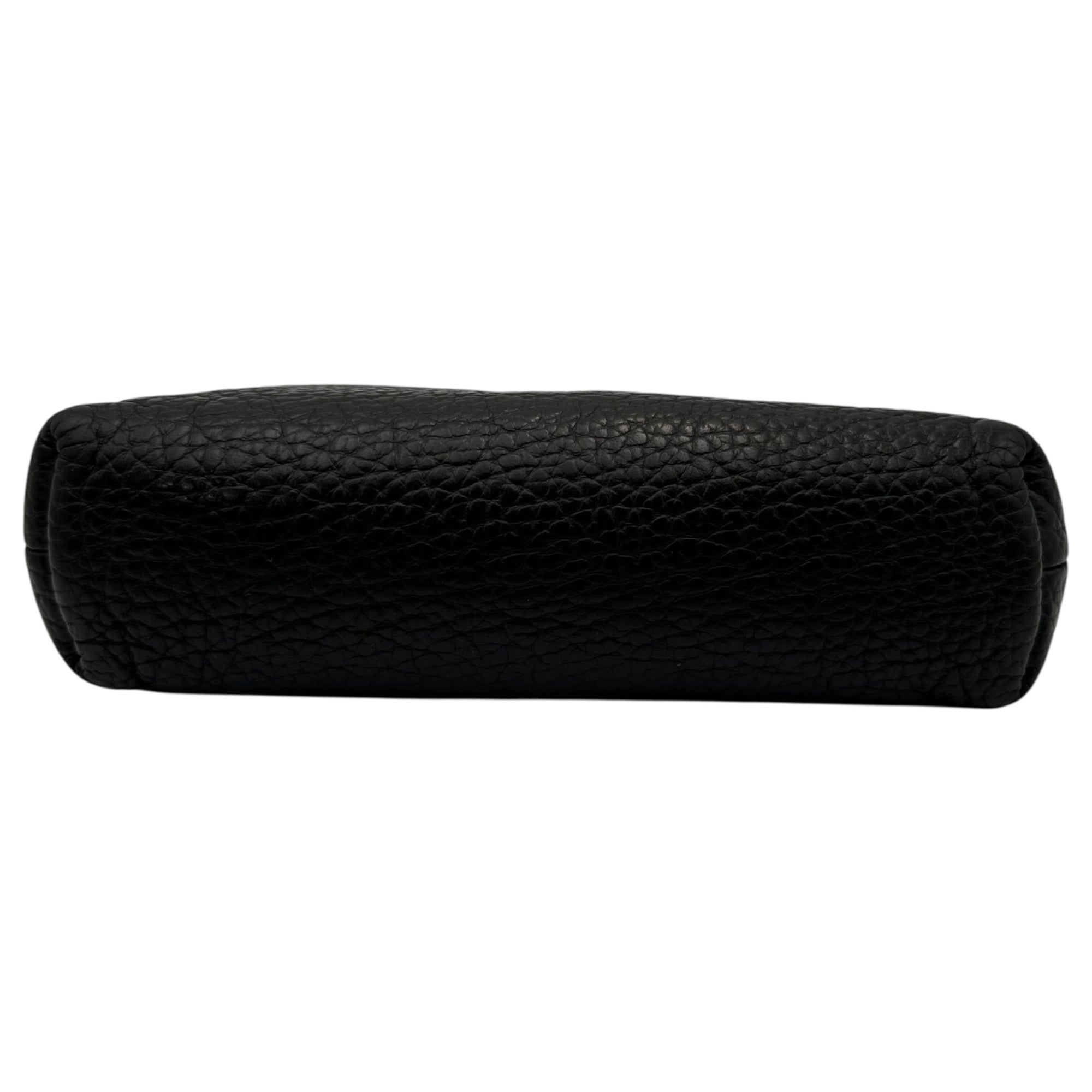 Hender Scheme(エンダースキーマ) pouch S シボ革 ミニ ポーチ mj-rc-phs ブラック レザー