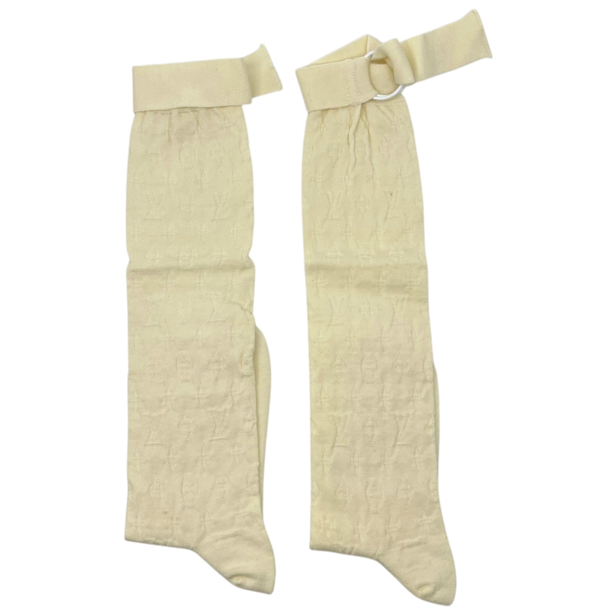 LOUIS VUITTON(ルイヴィトン) monogram socks モノグラム ソックス アイボリー 靴下