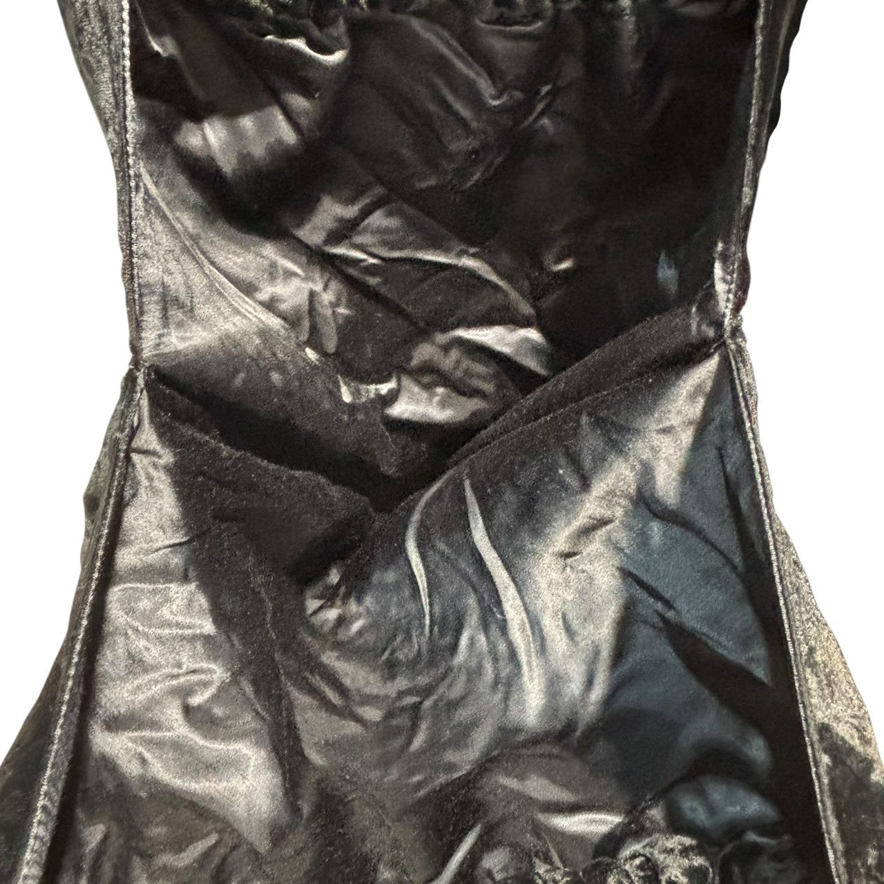 COMME des GARCONS(コムデギャルソン) 青山限定 Bamboo Handle Velour Tote Bag バンブー ハンドル ベロア トート バッグ ブラック ハンド