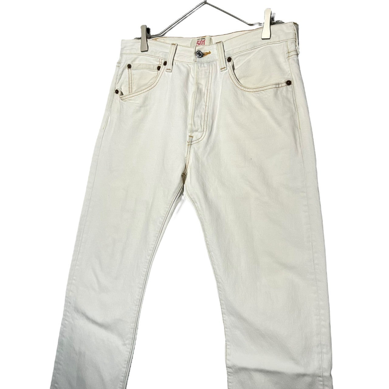 Levi's(リーバイス) old white denim pants オールド ホワイト デニム パンツ WPL423 W32 ホワイト ハイチ製