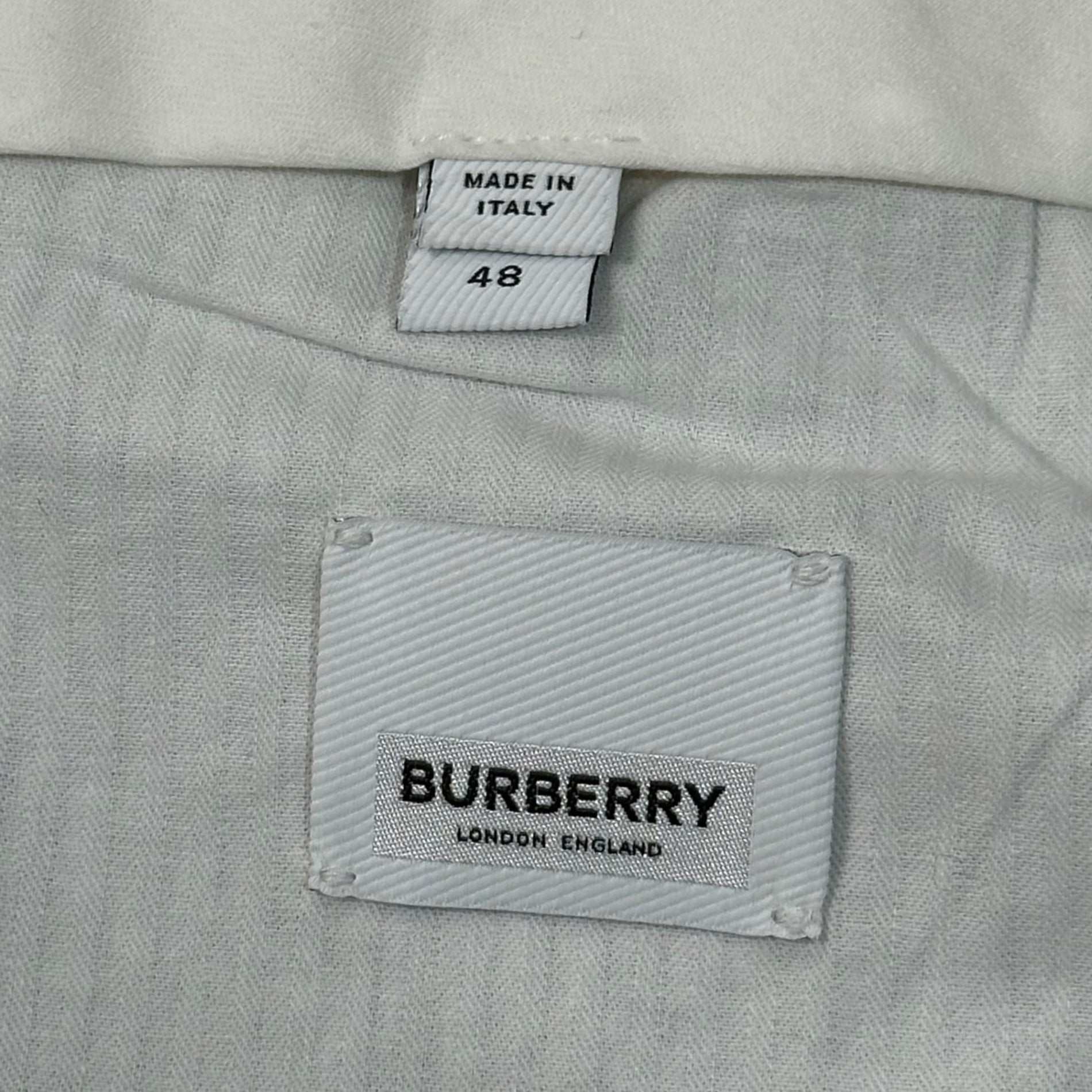 BURBERRY(バーバリー) Sideline Slim Type Woolen Slacks サイドライン スリム タイプ ウール スラックス 4565292/70E 48(M~L程度) ブラック