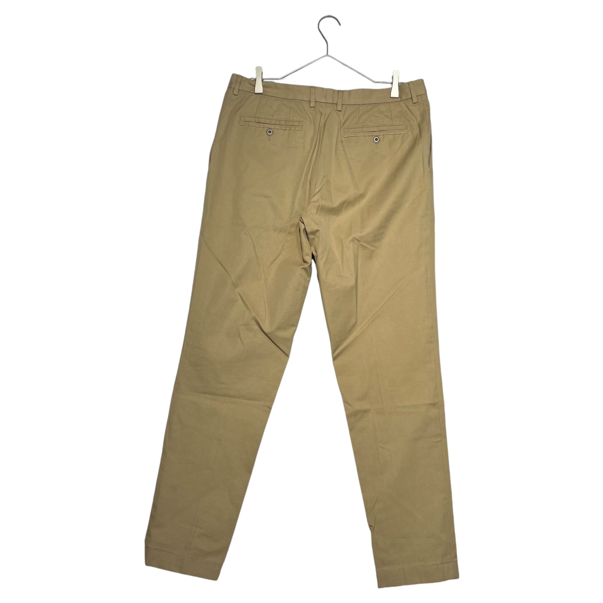 DOLCE&GABBANA(ドルチェ&ガッバーナドルガバ) 2 tuck chino trousers 2タック チノ トラウザー パンツ G34TAX FU6KA 48(L程度) ベージュ