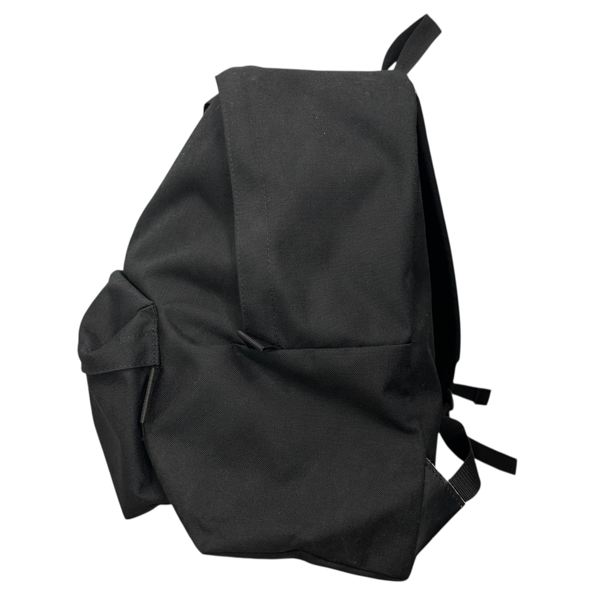 COMME des GARCONS HOMME PLUS(コムデギャルソンオムプリュス) Nylon Daypack Backpack ナイロン デイパック リュック PZ-K205 ブラック 部分レザー 定番人気商品