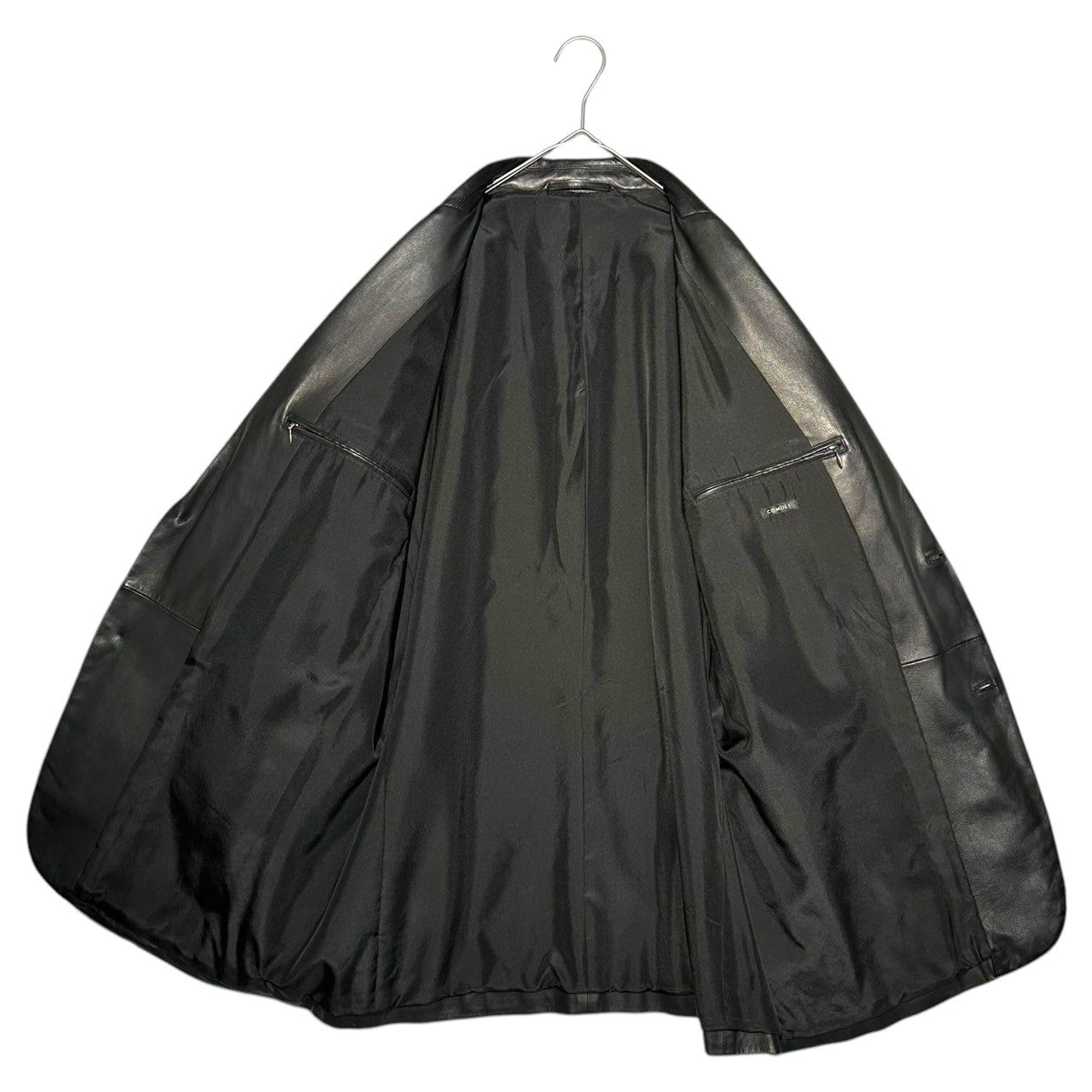 COMOLI(コモリ) 23AW Sheepskin 2B Jacket シープスキン 2B ジャケット Y03-01021 3 ブラック ラムレザー テーラード