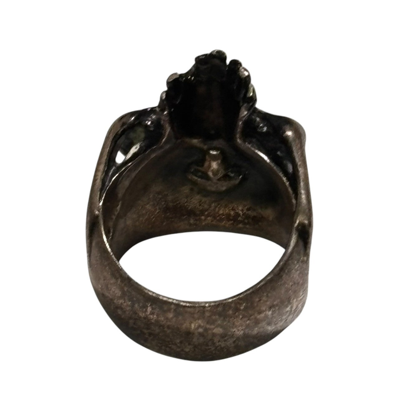 JAM HOME MADE(ジャムホームメイド) Black Coated Skull Ring ブラック コーティング スカル リング 13~14号 シルバー 全体コーティング剥げ有