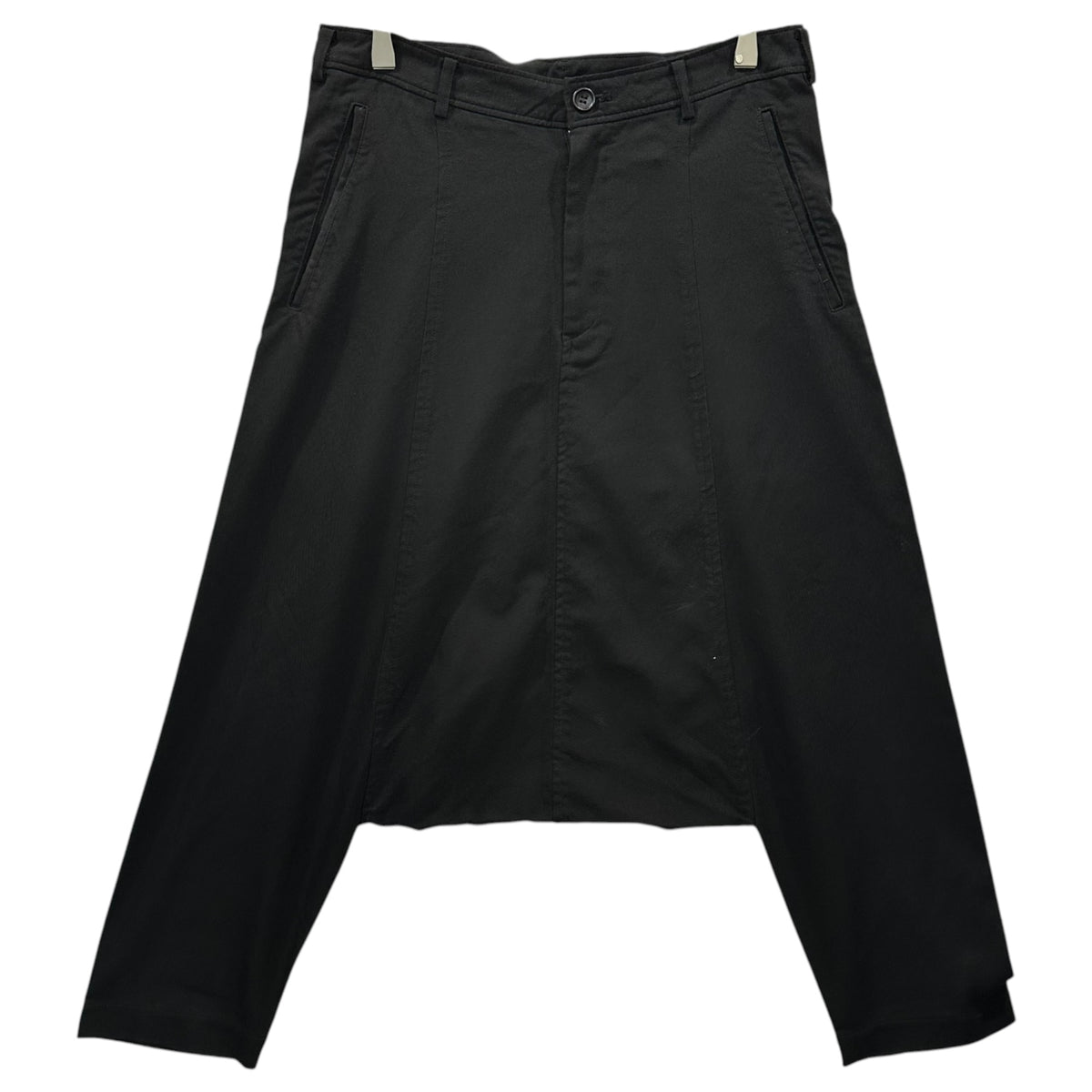 COMME des GARCONS(コムデギャルソン) 2008AW Polyester Sarouel Pants ポリエステル サルエル パンツ GB-P046 SS ブラック AD2008 00s アーカイブ 男性着用可能