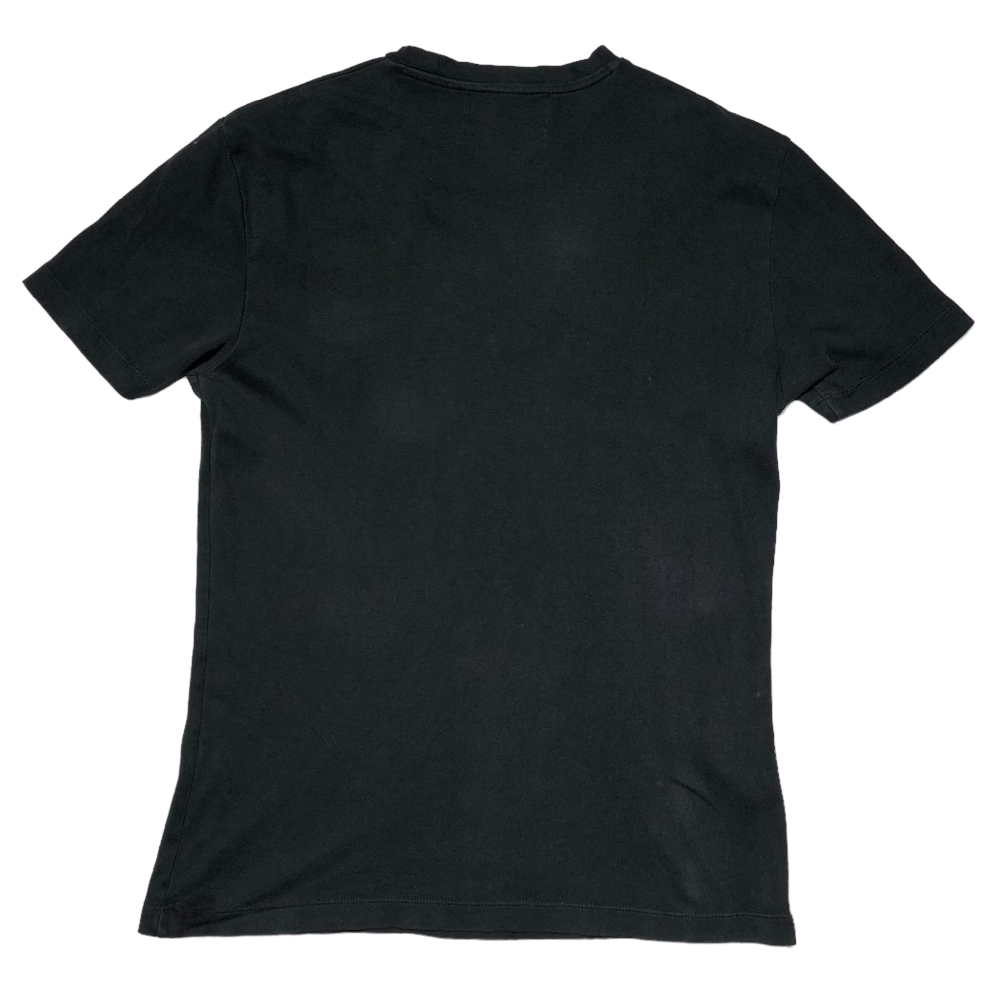 RAF SIMONS×FRED PERRY(ラフシモンズ×フレッドペリー) Denim pocket logo patch T-shirt デニム ポケット ロゴ ワッペン 半袖 Tシャツ SM1418 36(S程度) ブラック