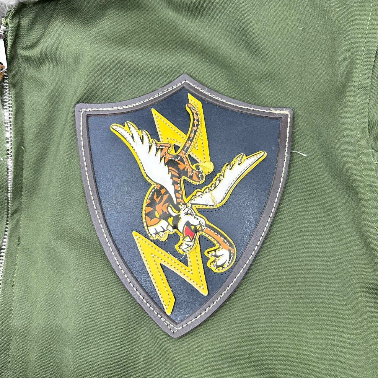 SESSLER MFG(セスラー) TYPE B-10 FLIGHT JACKET フライト ジャケット 8300-470716 42(L程度) オリーブ ミリタリー ボア ワッペン