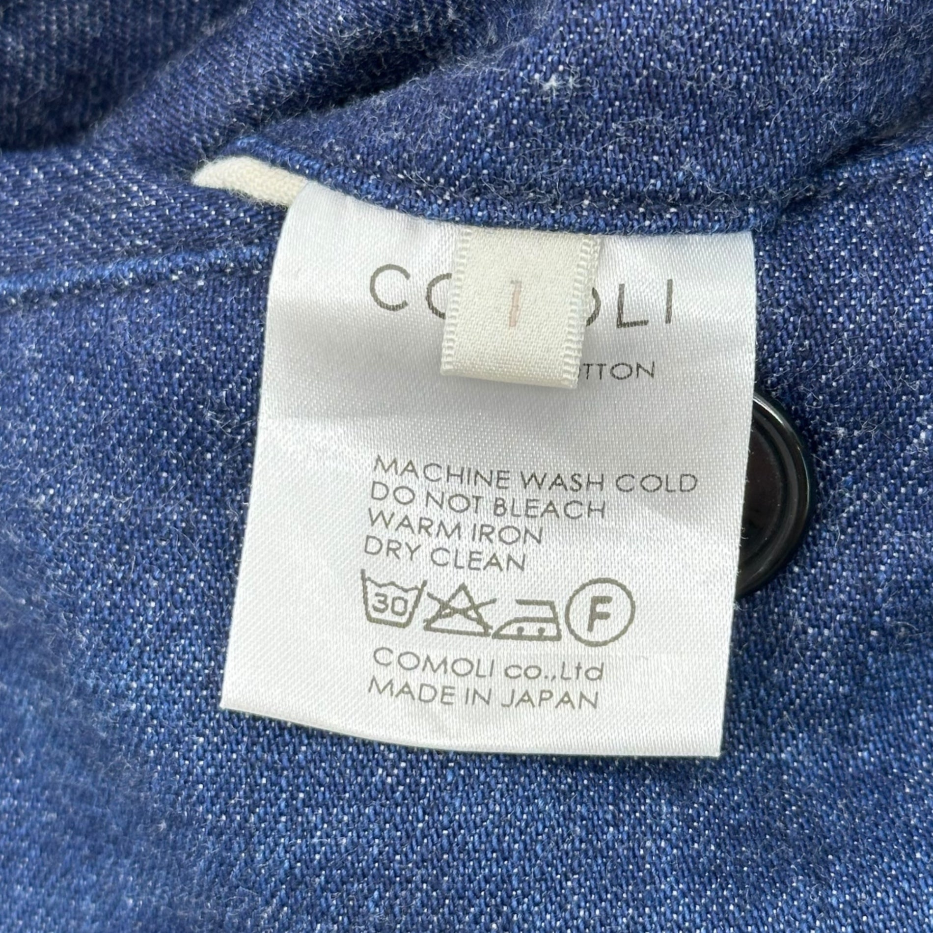 COMOLI(コモリ) Side Adjustable Over Denim pants サイドアジャスター オーバー デニム パンツ J03-03012 1 インディゴ ワイド