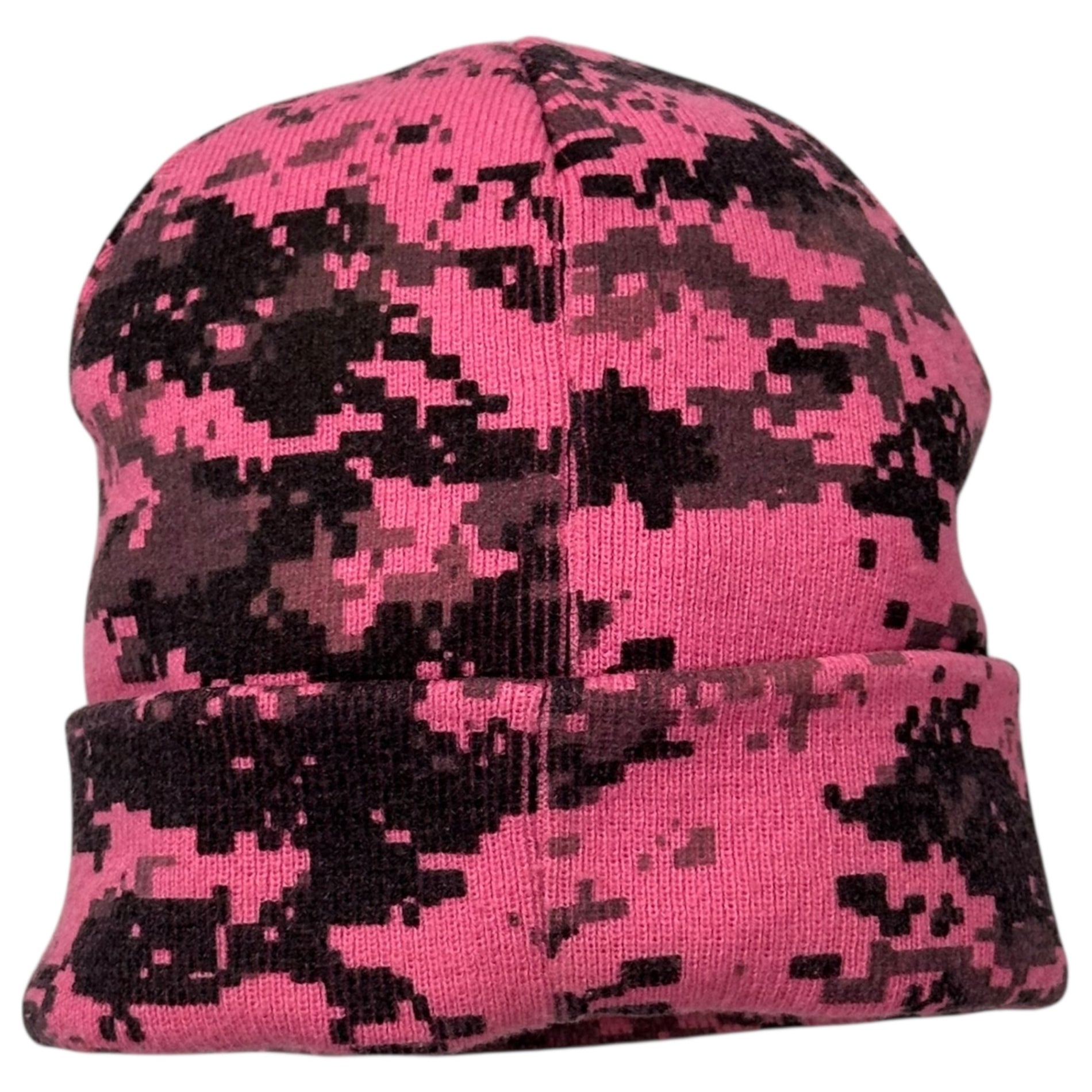SUPREME(シュプリーム) 17AW Digi Camo Beanie デジカモ カモ ビーニー ピンク×ブラック ニット帽 スモール ボックス ロゴ