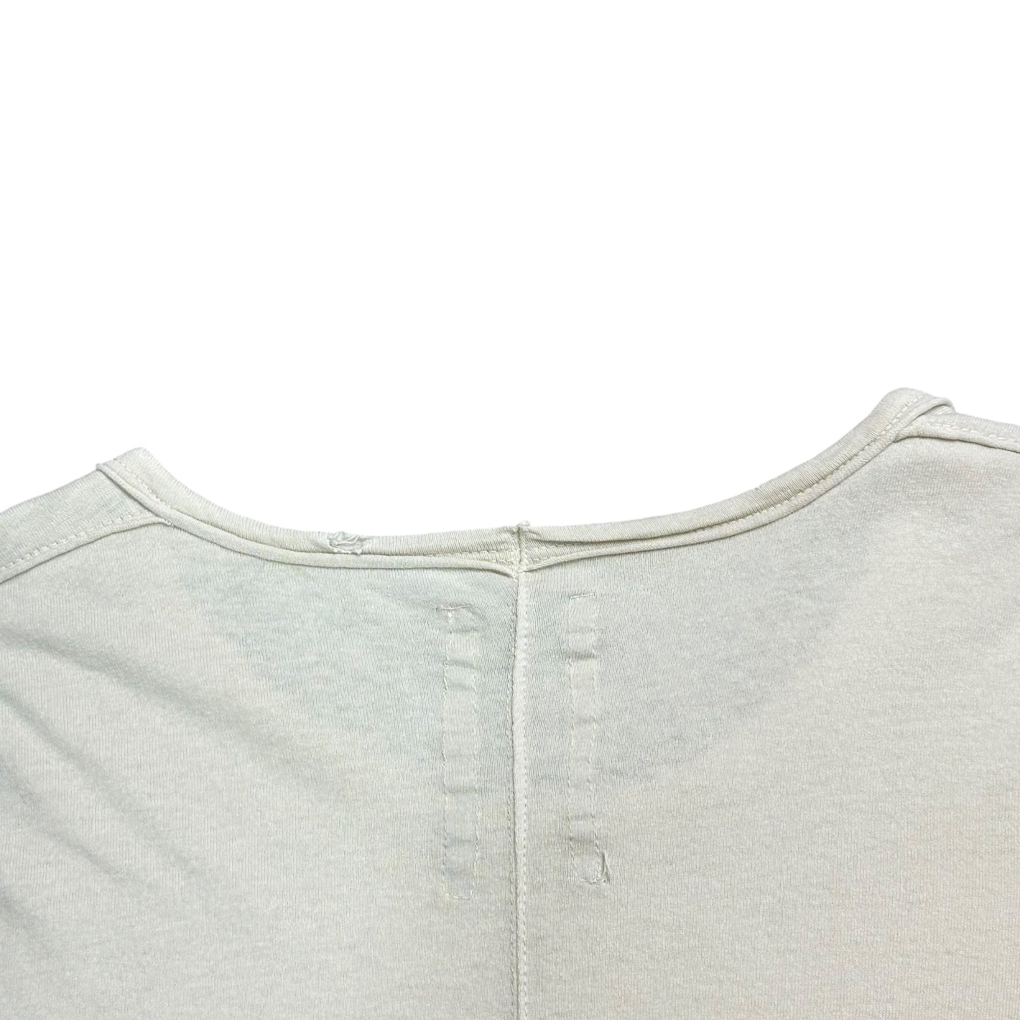 Rick Owens DRKSHDW(リックオウエンスダークシャドウ) 13SS Cotton Plain S/S T-Shirt コットン プレーン半袖 Tシャツ GMM-13N-6706-A DU5250/R S ベージュ カットソー