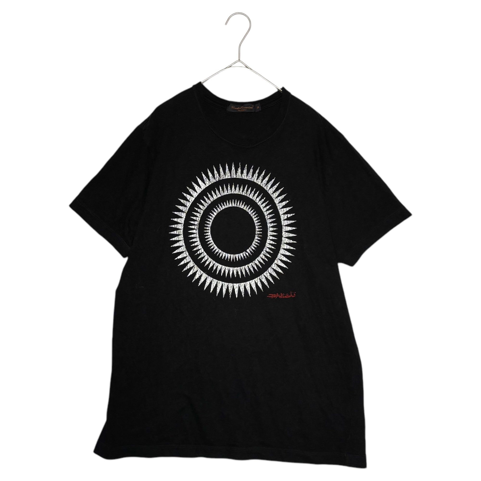 UNDERCOVERISM(アンダーカバイズム) 04SS languid period circle GIZ T-SHIRT ラングイット期 サークル ギズ Tシャツ アーカイブ M ブラック 稀少品