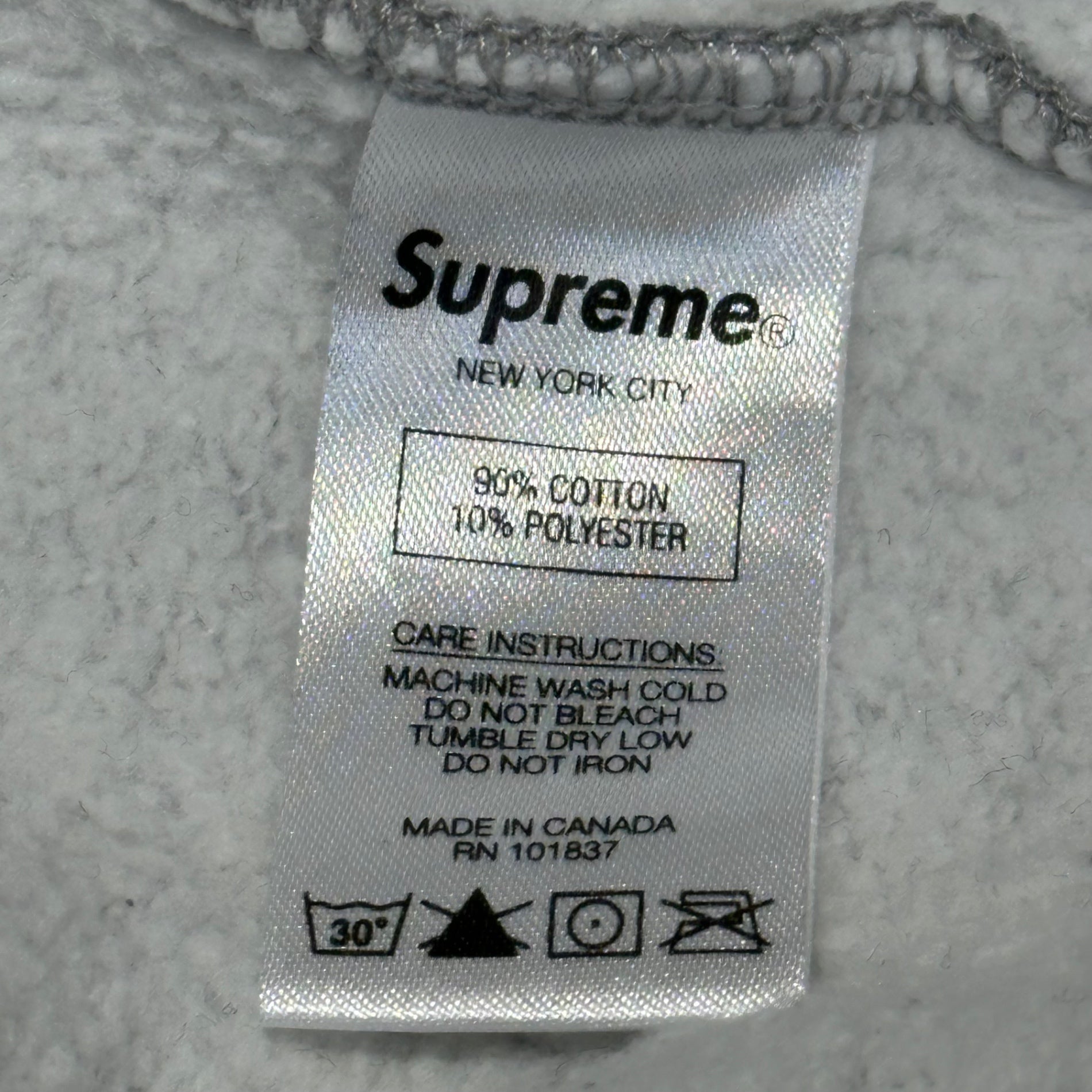 SUPREME(シュプリーム) 19SS Motherfucker Hooded Sweatshirt マザーファッカー プルオーバー パーカー L グレー ロゴ