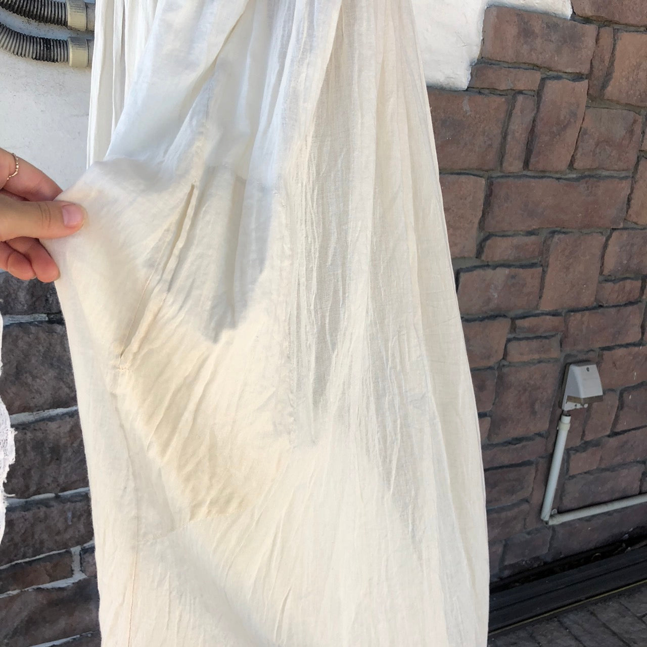 Veritecoeur(ヴェリテクール) スリーブレスギャザーロングワンピース VC-718 FREE アイボリー