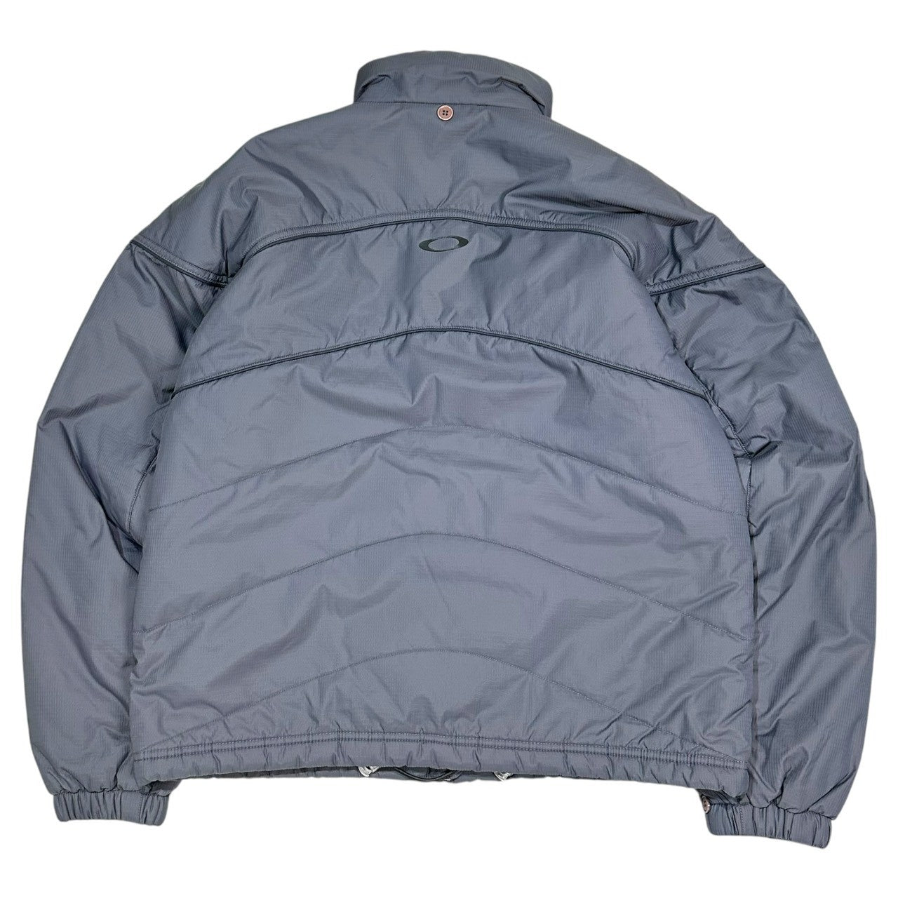 OAKLEY(オークリー) 00's Padded Nylon Tech Jacket パテッド ナイロン テック ジャケット L グレー Y2K ギミック 中綿