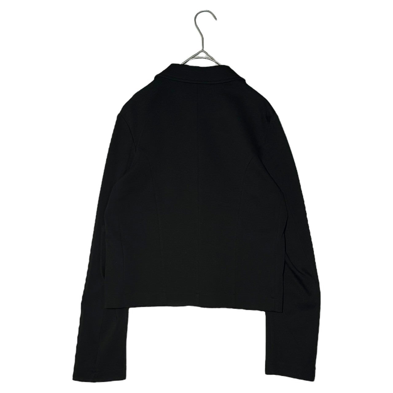 tricot COMME des GARCONS(トリココムデギャルソン) 07SS Shorter length jacket with shawl collar and front pockets ショールカラー ショート丈 フロントポケット ジャケット TS-T029 FREE ブラック AD2006