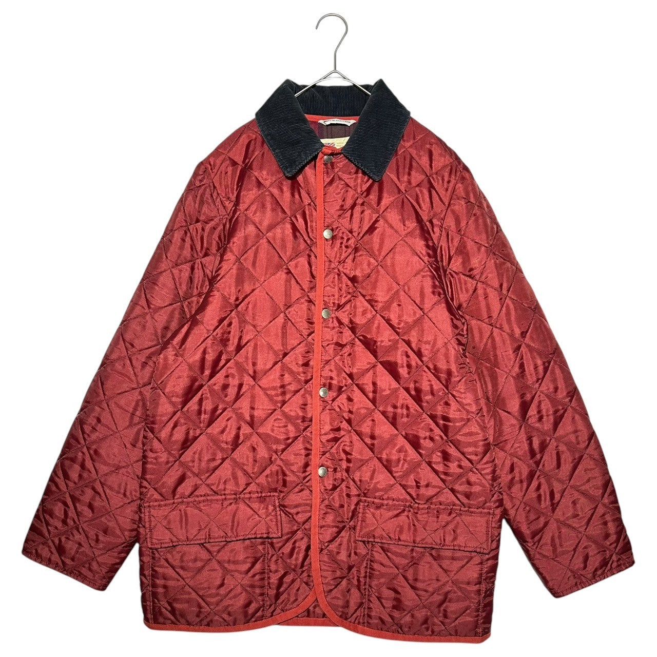 Traditional Weatherwear(トラディショナル ウェザーウェア) Scottish made quilted jacket スコットランド製 キルティング ジャケット 38(大き目) レッド
