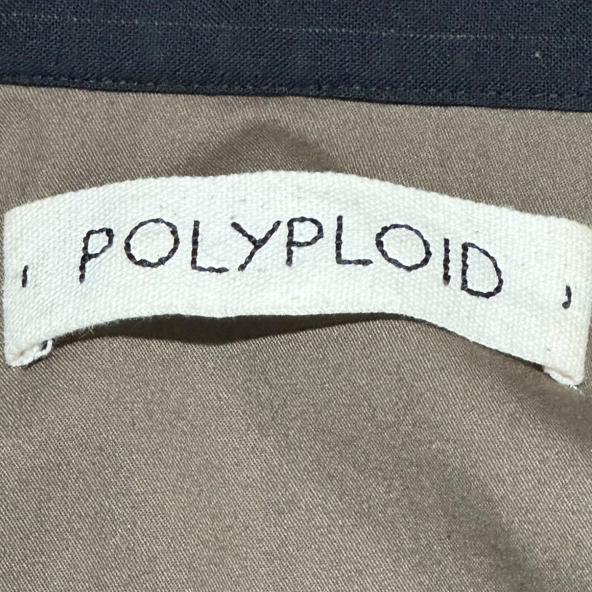 POLYPLOID(ポリプロイド) Striped Bomber Jacket ストライプ ボンバー ジャケット 09-B-04 3(L程度) ブラック