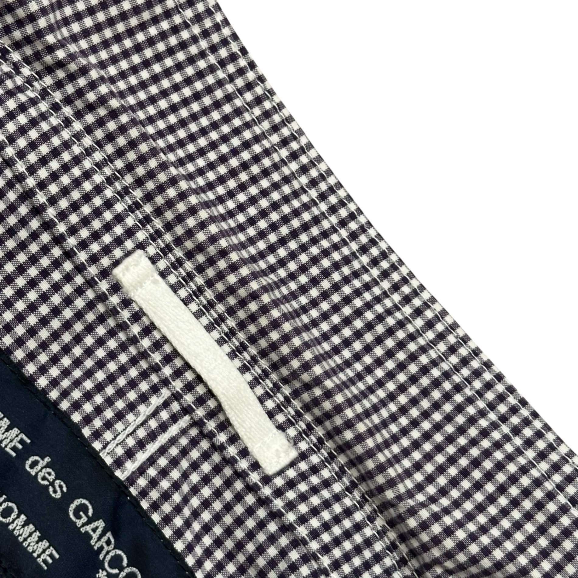 COMME des GARCONS HOMME(コムデギャルソンオム) 2014SS Gingham Check 3-Button Casual Jacket ギンガムチェック 3ボタン カジュアル ジャケット HM-J051 S ホワイト×ブラック AD2013