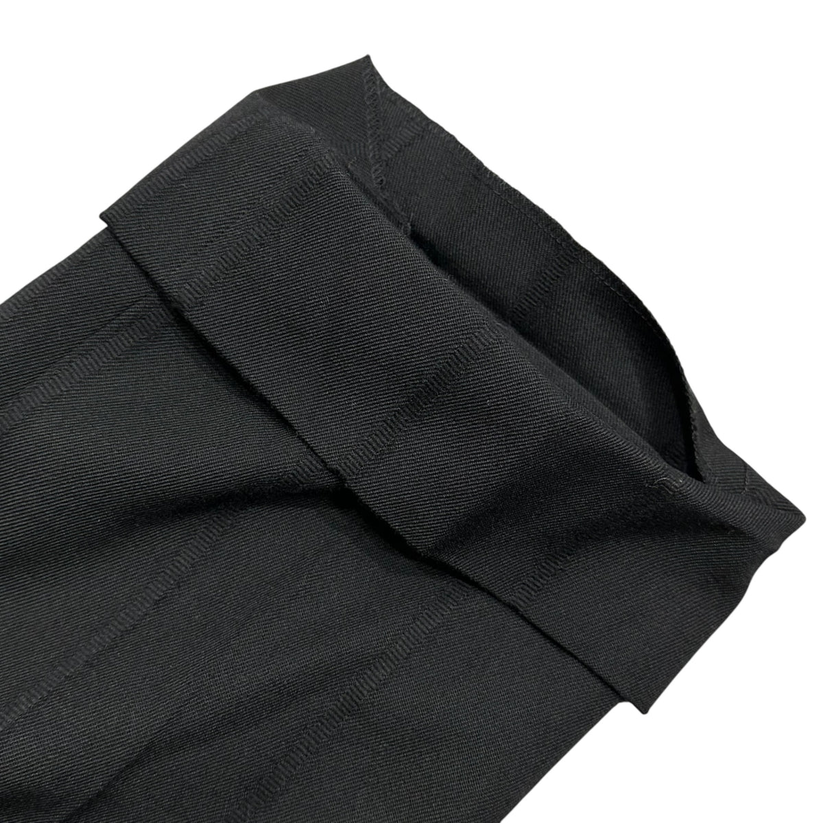 COMME des GARCONS(コムデギャルソン) 2001AW Stripe Wool Slacks ストライプ ウール スラックス GC-P003 S ブラック AD2001 00s アーカイブ