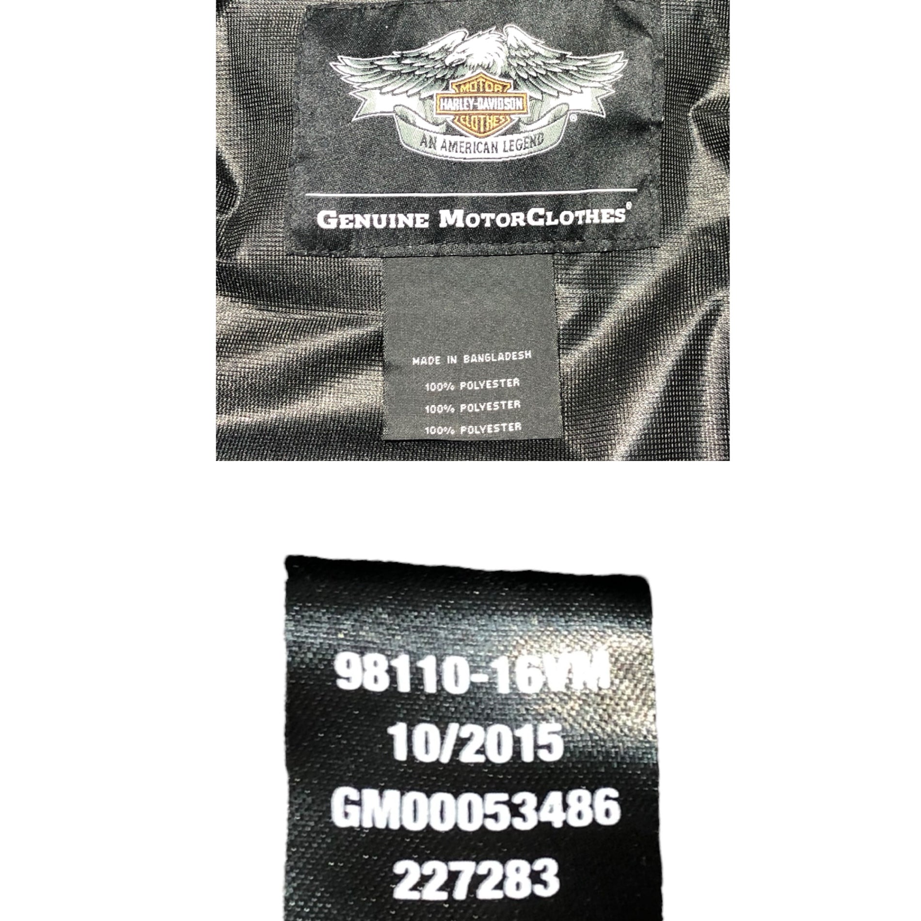 HARLEY DAVIDSON(ハーレーダヴィッドソン) Ridgeway Waterproof Riding Jacket リッジウェイ ウォータープルーフ ライディング ジャケット モーターサイクル 2輪 98110-16VM L グレー×ブラック ライダース バイカー レーシング