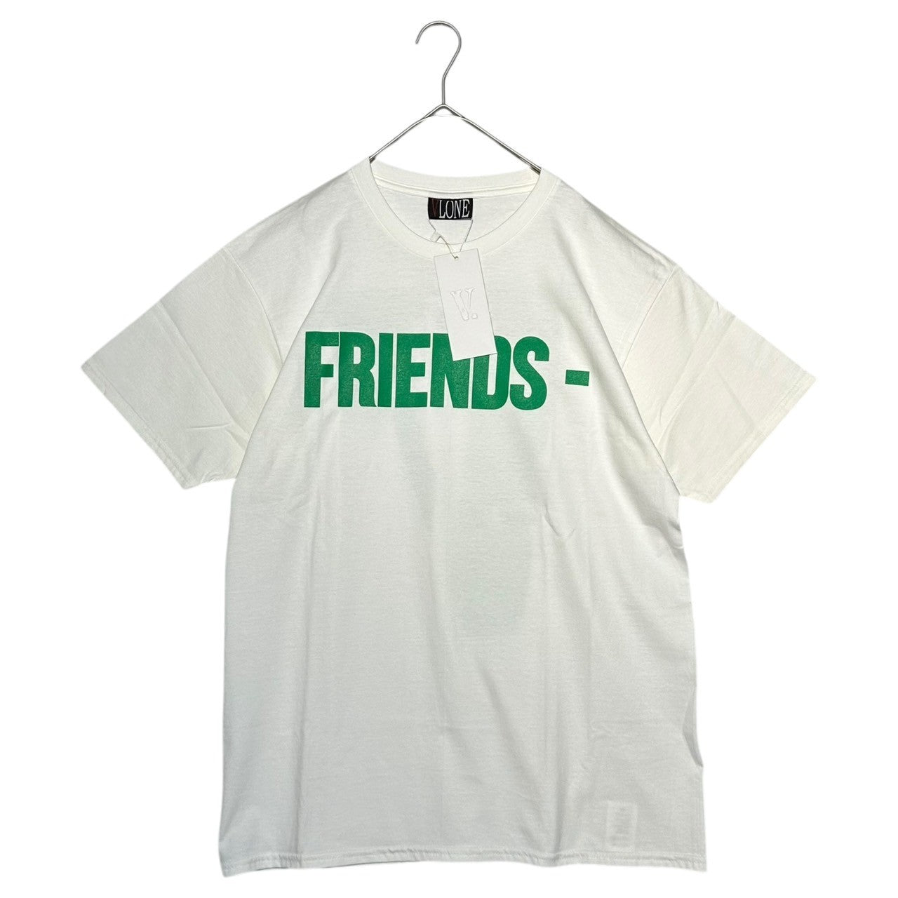 VLONE(ヴィーロン) FRIENDS TEE フレンズ Tシャツ カニエウエスト M ホワイト×グリーン