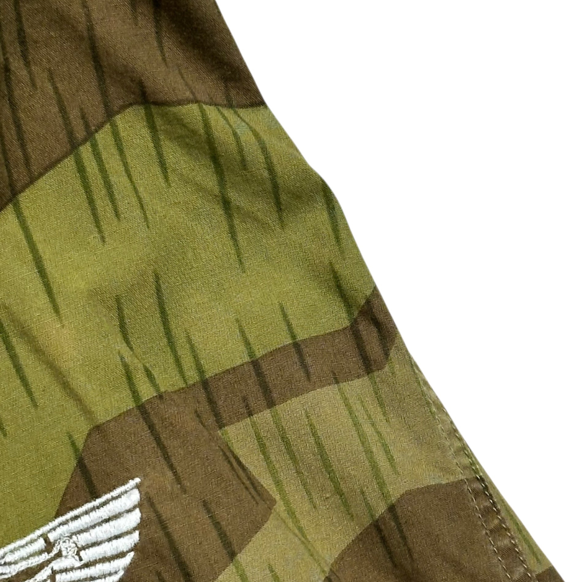 GENERAL RESEARCH(ジェネラルリサーチ) 99SS Irregular Pocket Camouflage Military Homage Shirt 変則 ポケット カモフラ ミリタリー オマージュ シャツ STYLE468 M カーキ×ブラウン 90年代 オリジナル 90s