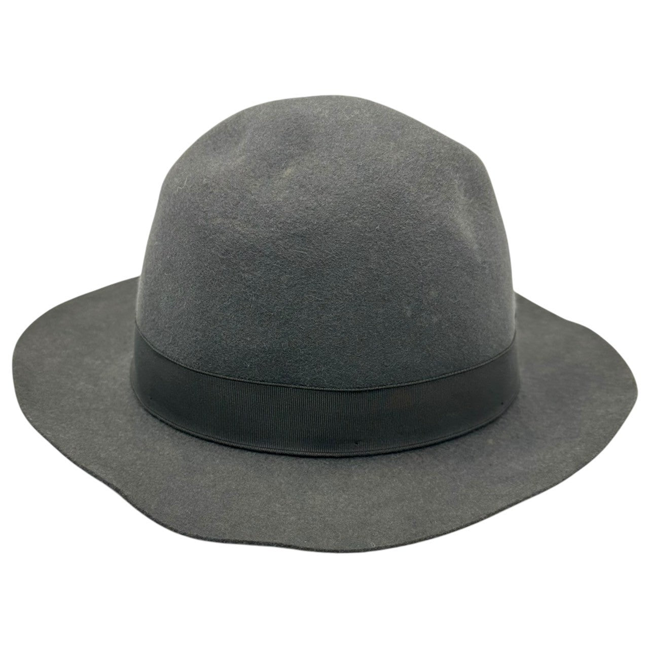 Borsalino(ボルサリーノ) Wool Medium Fold Over Hat 中折れ ハット グレー ウール 帽子