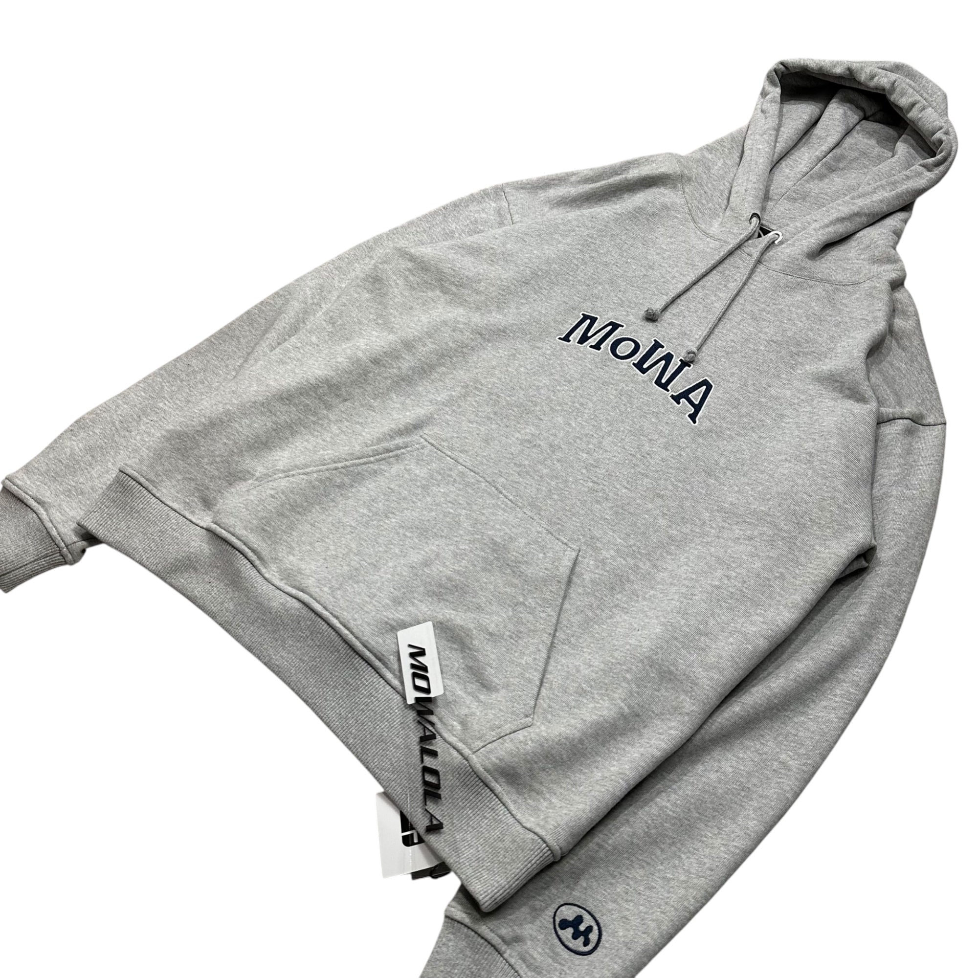 mowalola(モワローラ) 2025AW MoWA Logo Hoodie ロゴ フーディ パーカー S グレー 国内参考定価74,800円(税込)