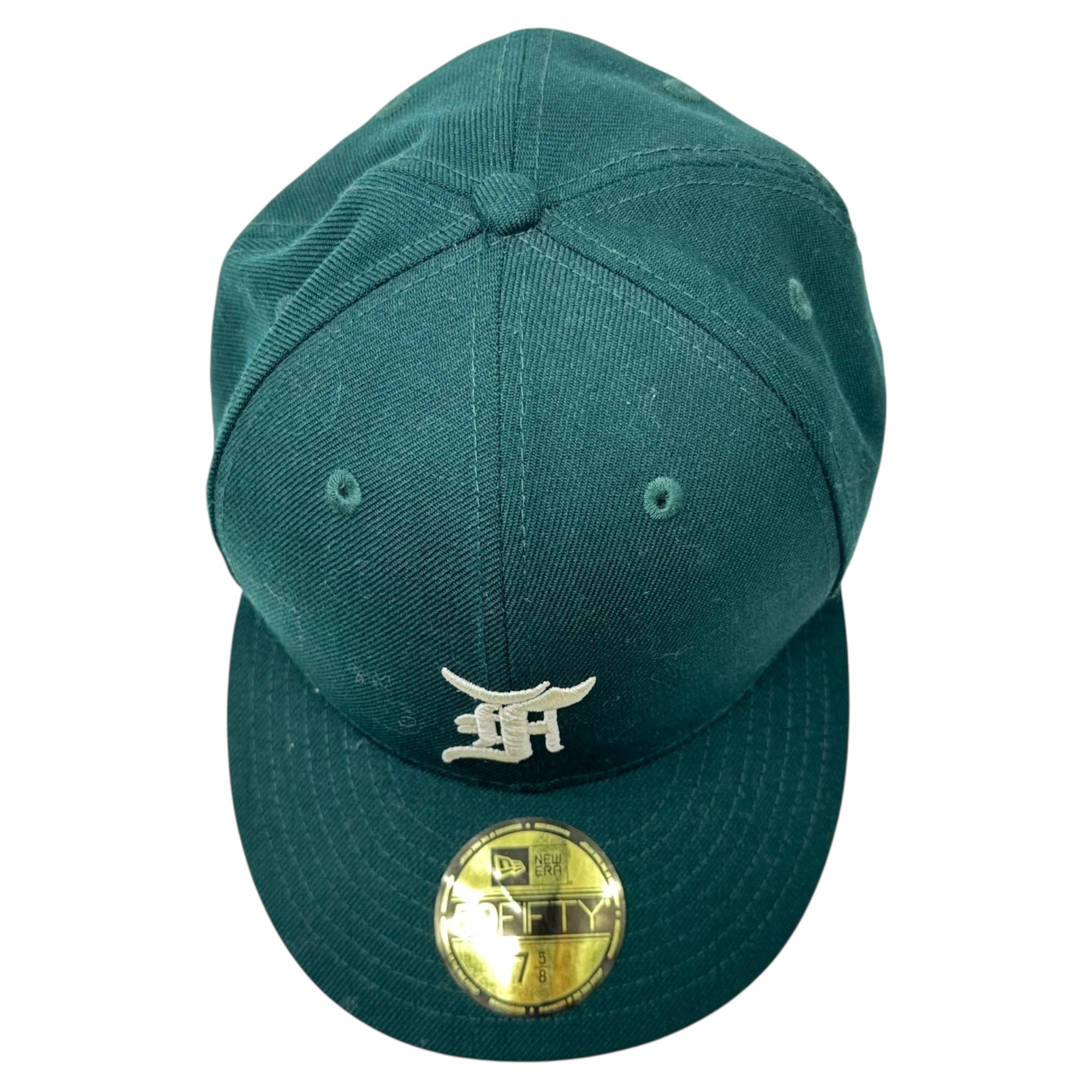 NEW ERA×ESSENTIALS(ニューエラ×エッセンシャルズ) 59FIFTY F LOGO Fitted Cap コラボ ロゴ ベースボール キャップ グリーン
