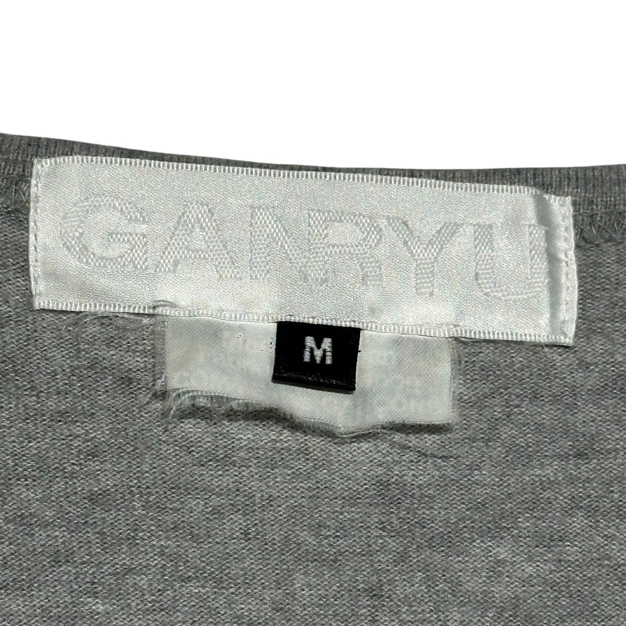 GANRYU(ガンリュウ) 17SS Tech Pocket Crew Neck T-Shirt テックポケット クルーネック Tシャツ ES-T014 M グレー×カーキ AD2016 廃版ブランド
