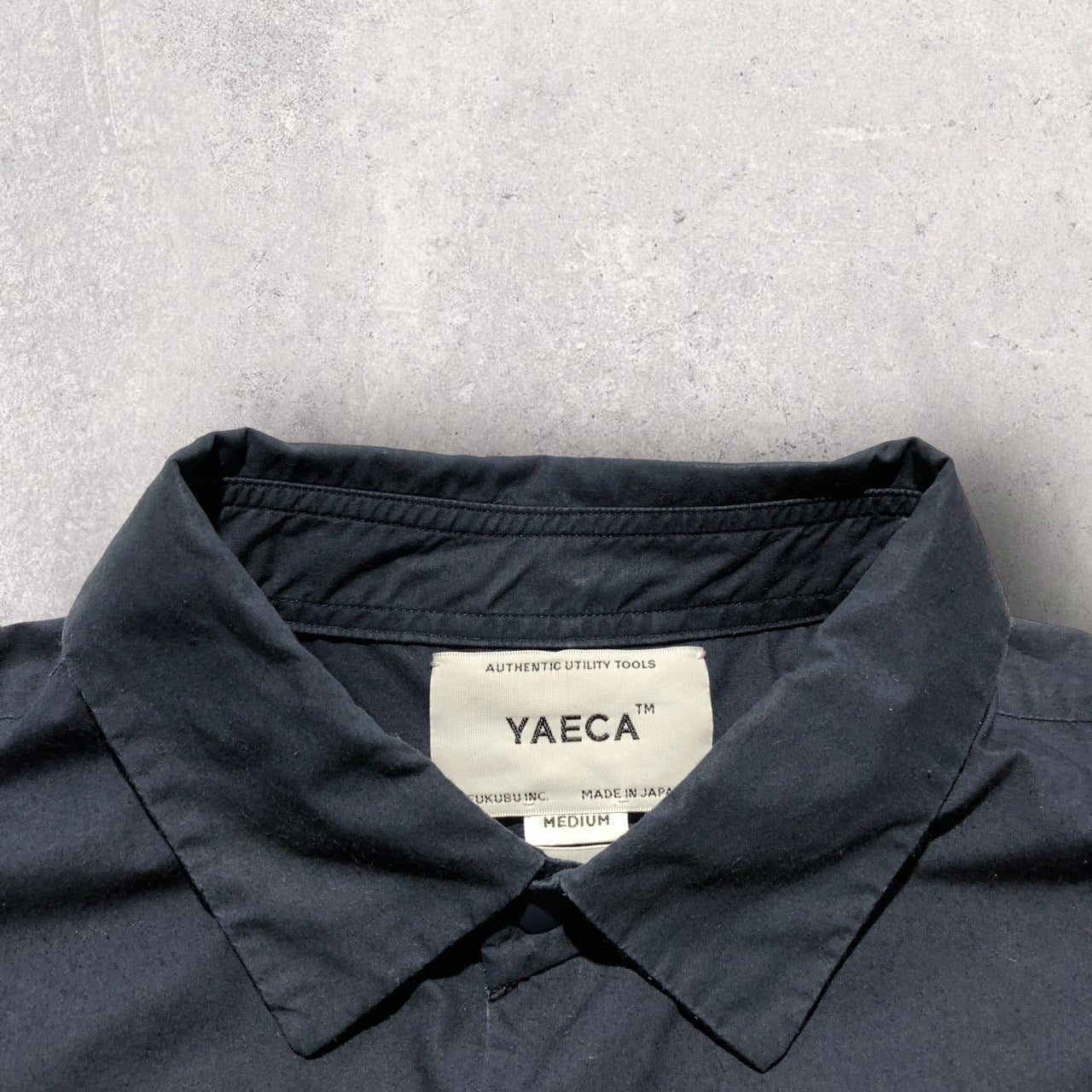 YAECA(ヤエカ) COMFORT SHIRT M ネイビー