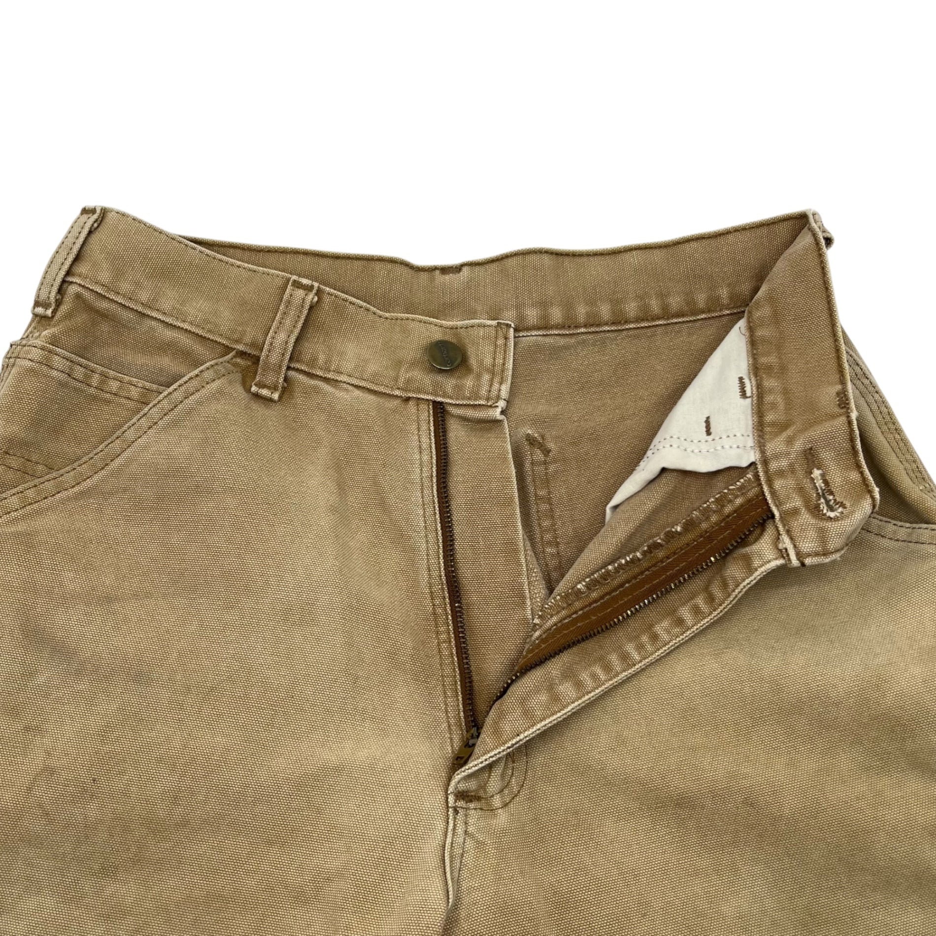carhartt(カーハート) 00's Duck fabric painter pants ダック地 ペインター パンツ 16REGULAR(M程度) ベージュ 2002年製造