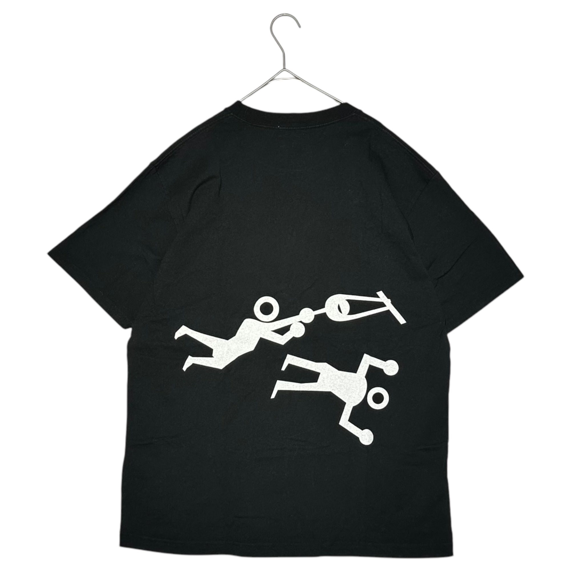 C.E(シーイー) Print T-shirt プリント Tシャツ L ブラック×ホワイト