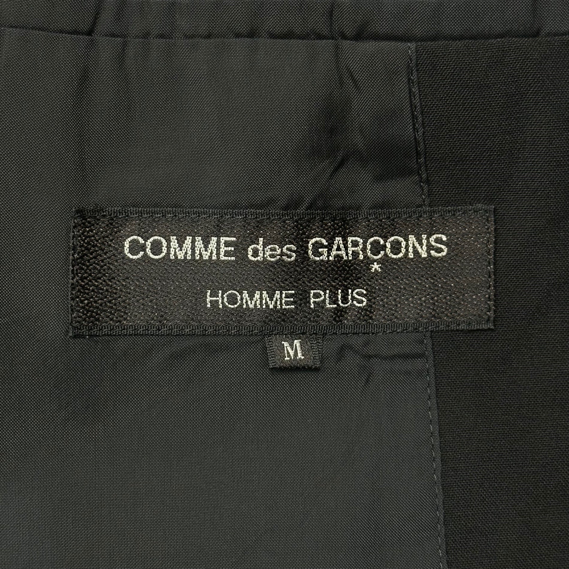 COMME des GARCONS HOMME PLUS(コムデギャルソンオムプリュス) 1992SS ”KIZU” Wild Stitch 1B Jacket キズ加工 ワイルド ステッチ テーラード ジャケット PJ-11025M M ブラック AD1991 90's 90年代