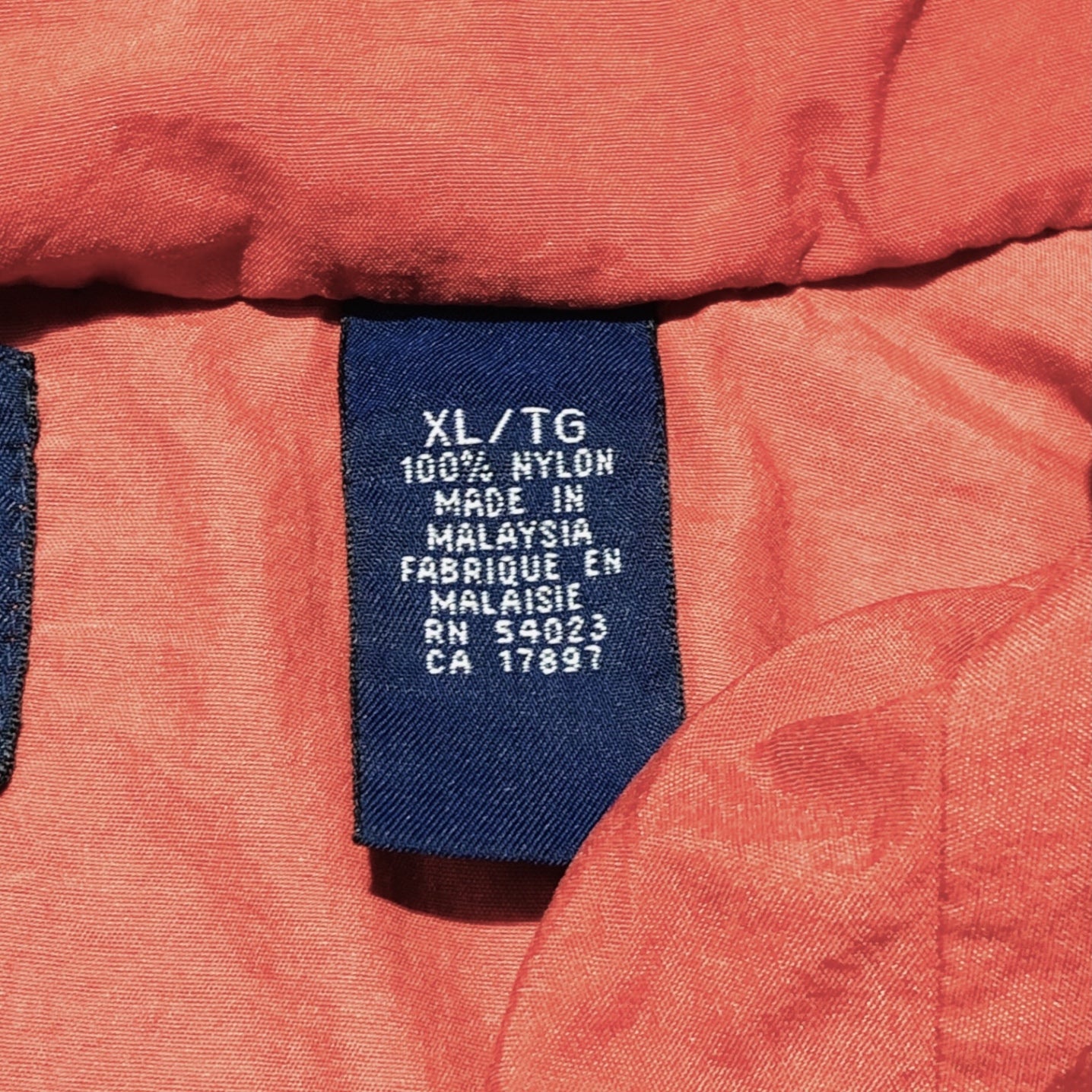 OLD GAP(オールドギャップ) 90's nylon anorak hoodie ナイロン アノラック パーカー XL レッド 90年代 ヴィンテージ ジャケット