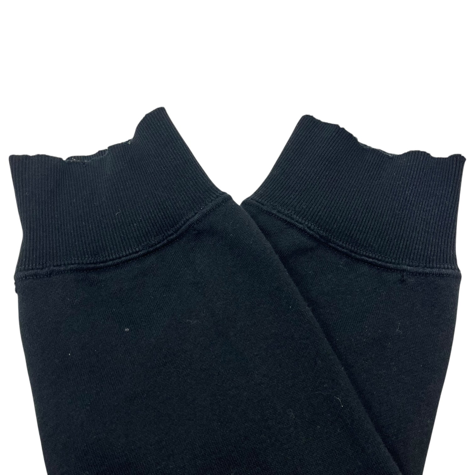 NUMBER (N)INE(ナンバーナイン) 05AW THE HIGH STREETS Fender Logo Raglan Damaged hooded sweatshirt 【ハイスト期】 フェンダー ロゴ ラグラン ダメージ パーカー スウェット 3(M) ブラック ザハイストリーツ 宮下氏 本人期