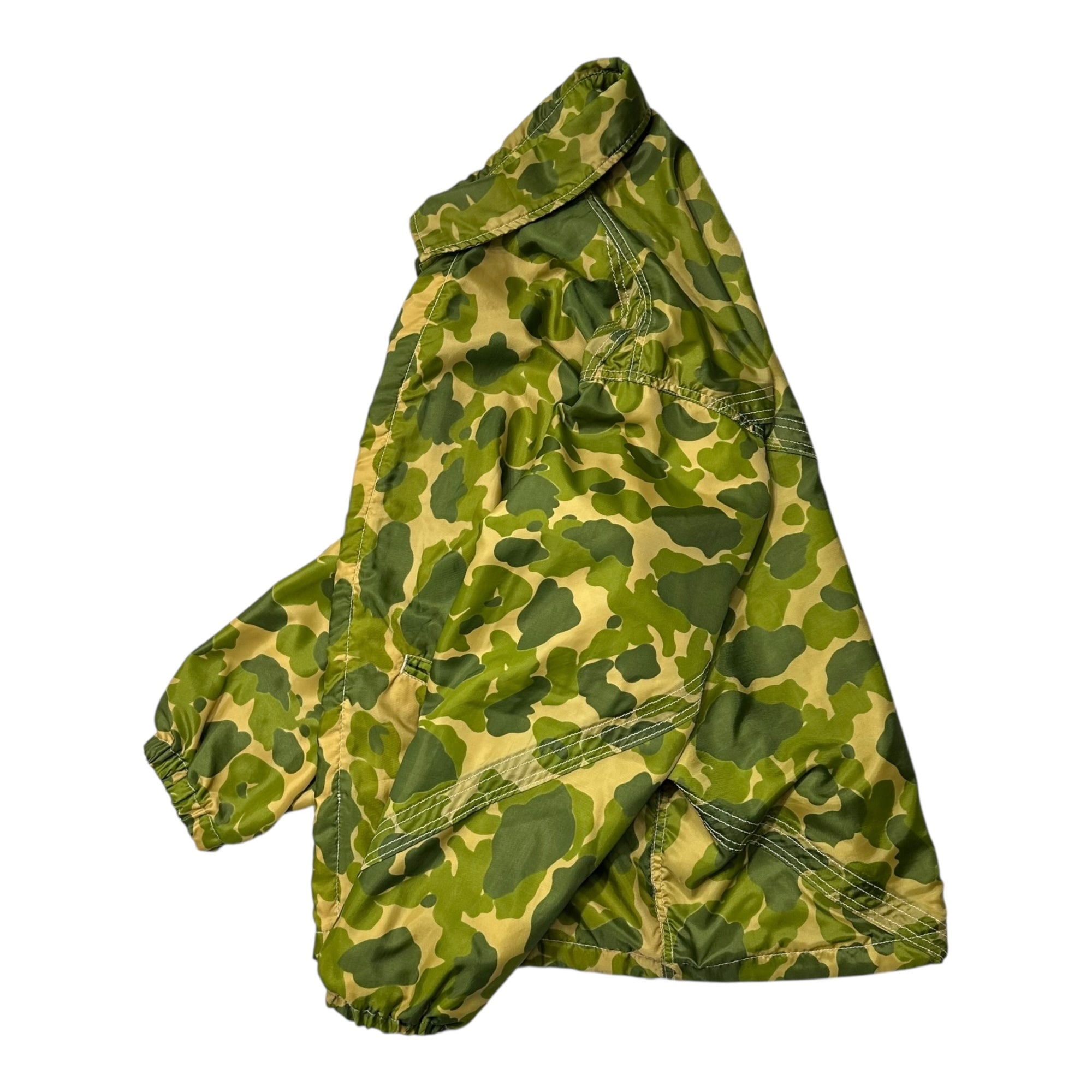 HEXICO(ヘキシコ) FORT Exclusive Coach Jacket EX. ”1950s US Military Duck Hunter Camo Parachute” フォート限定 コーチジャケット 1950年代 アメリカ軍 ダック ハンター カモフラージュ パラシュート STYLE:7003 ONE SIZE ベージュ×カーキ 完売品