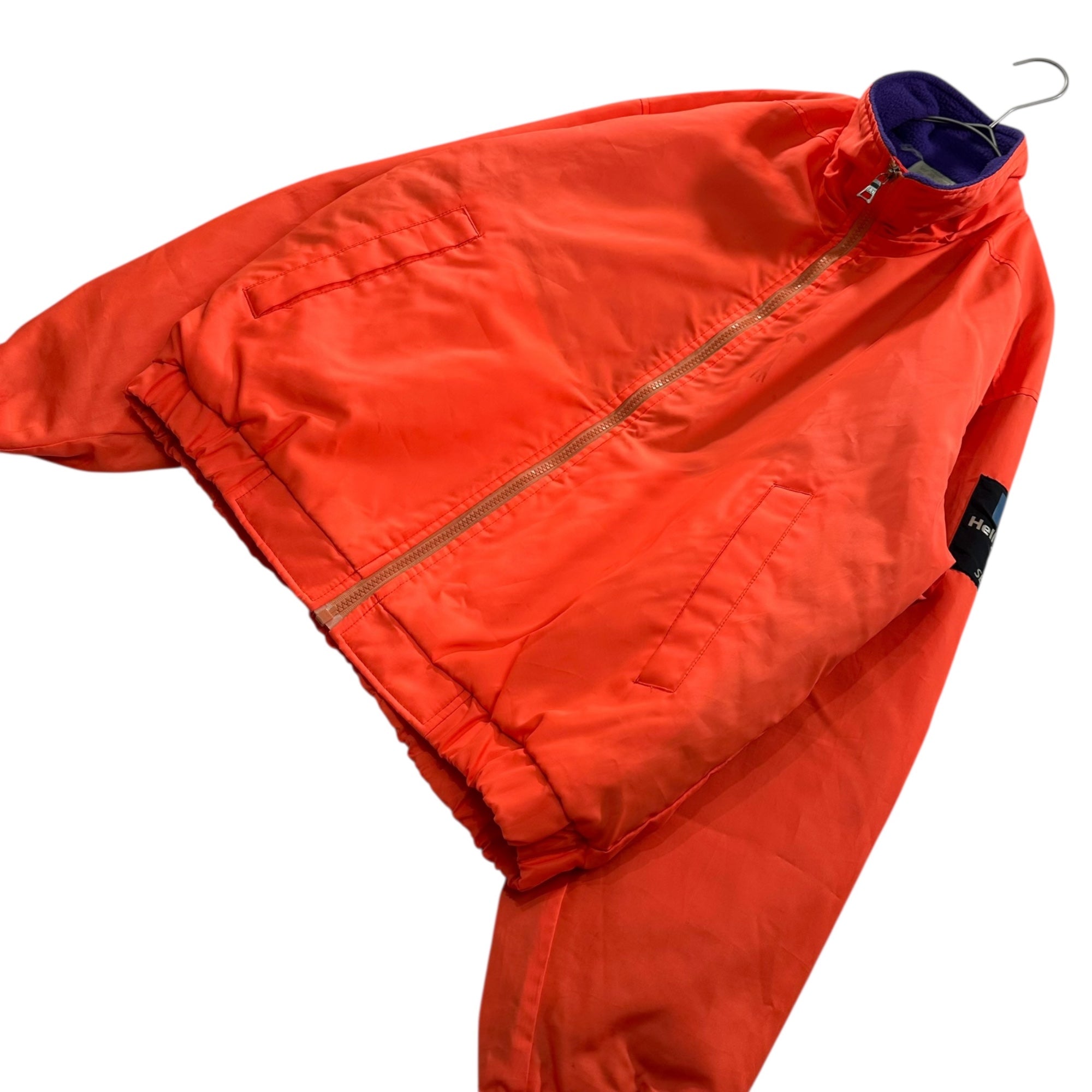 HELLY HANSEN(ヘリーハンセン) 80's Fleece-lined nylon jacket 80年代 内 フリース ナイロン ジャケット HOU6969 M オレンジ×パープル
