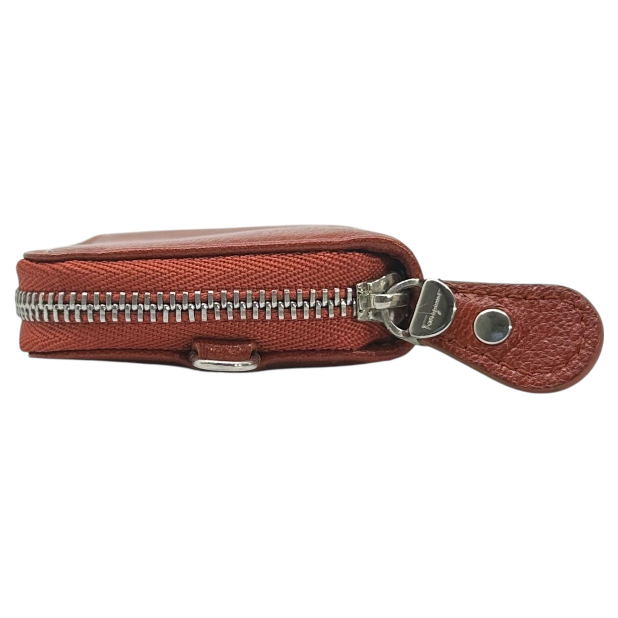 Salvatore Ferragamo(サルヴァトーレフェラガモ) Ganchini Shoulder Strap Key Case ガンチーニ ショルダー ストラップ キーケース KB-227734 ブラウン 小銭入れ 財布 ポーチ